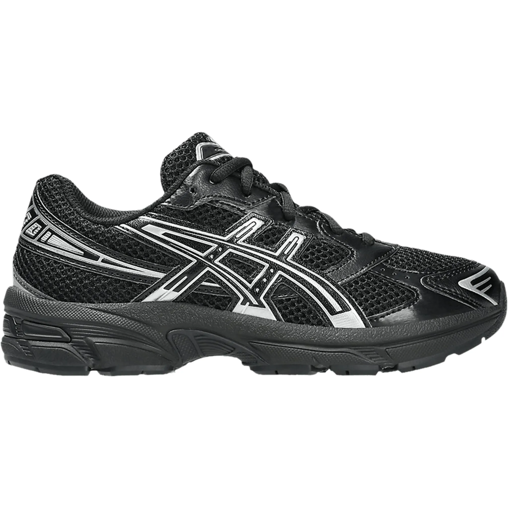 ASICS Gel-1130 Black Pure Silver (GS) Stable Core Impact Resistance