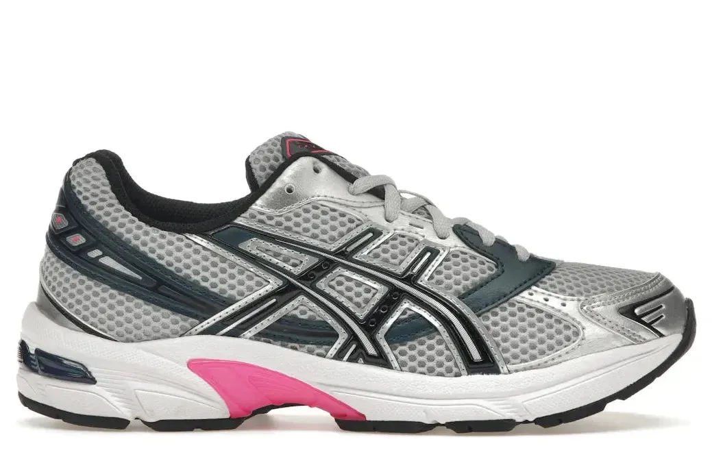 Waffle Traction Outsole Weatherproof Footwear ASICS Gel-1130 Concrete Teal Pink (Women's)