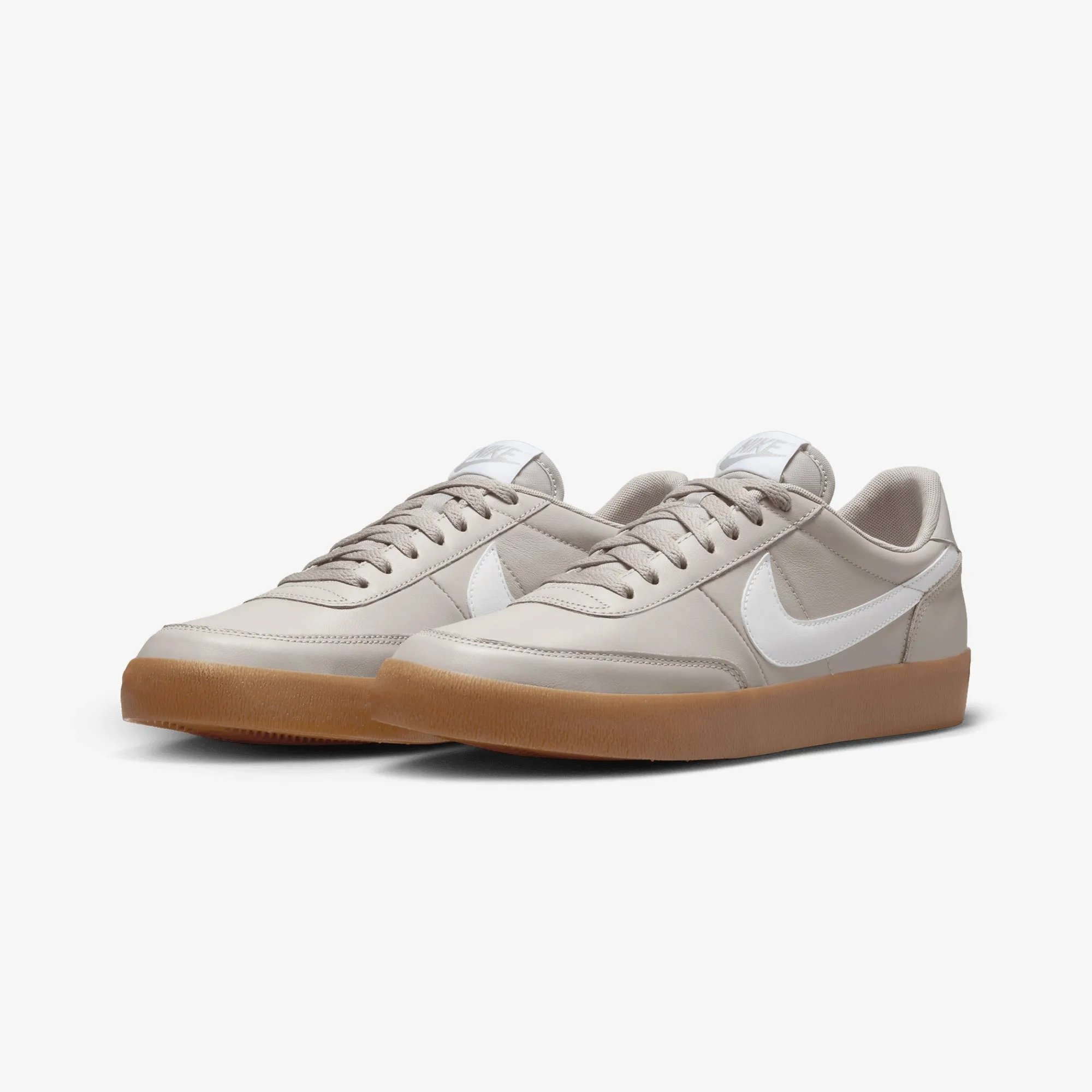 Nike | KILLSHOT 2 LEATHER { COLLEGE GREY/WHITE-GUM MED BROWN Strap Mode Soft Tone
