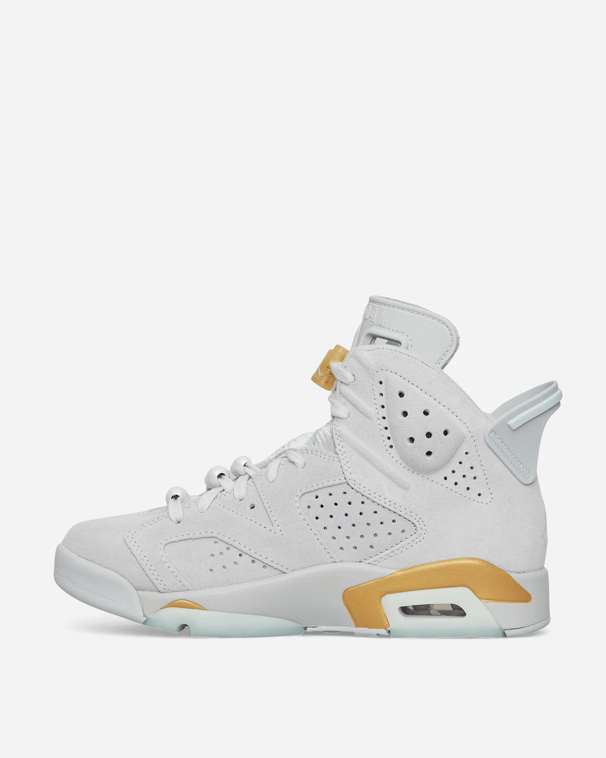 Fast Track Pure Black Women's Air Jordan 6 Retro Sneakers Pearl