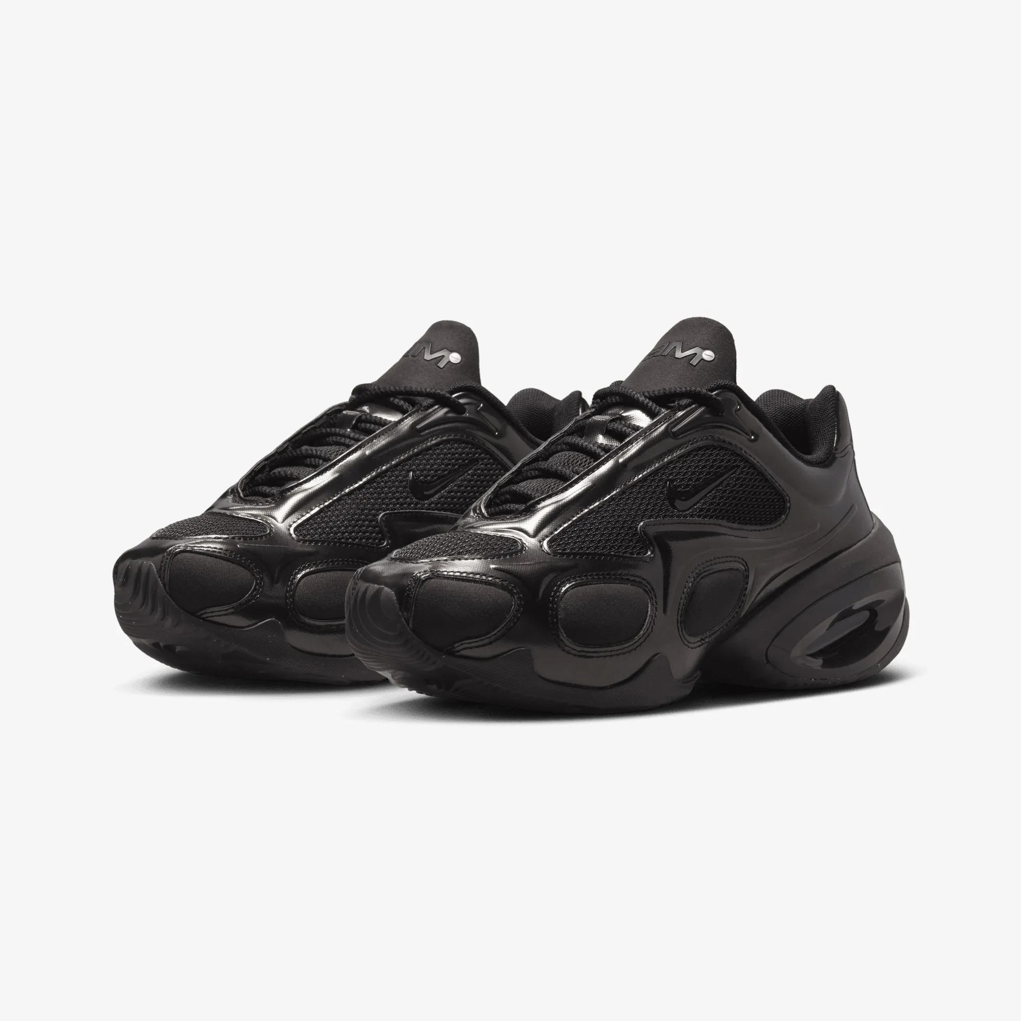 shape fit Nike | AIR MAX MUSE { BLACK/BLACK-METALLIC SILVER