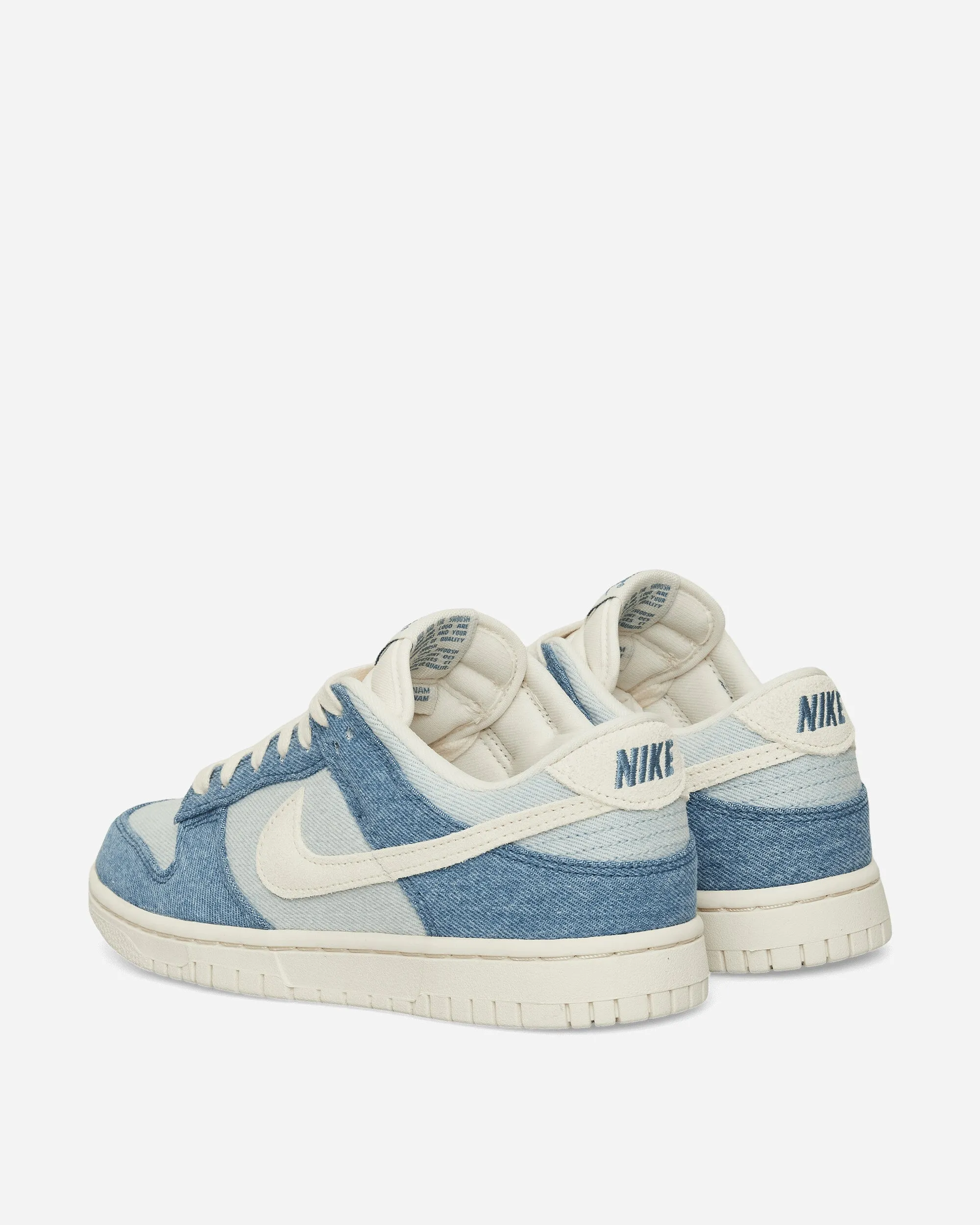 Cool Tone Street Edge Women's Dunk Low 'Denim' Sneakers Smoky Blue / Denim Turquoise
