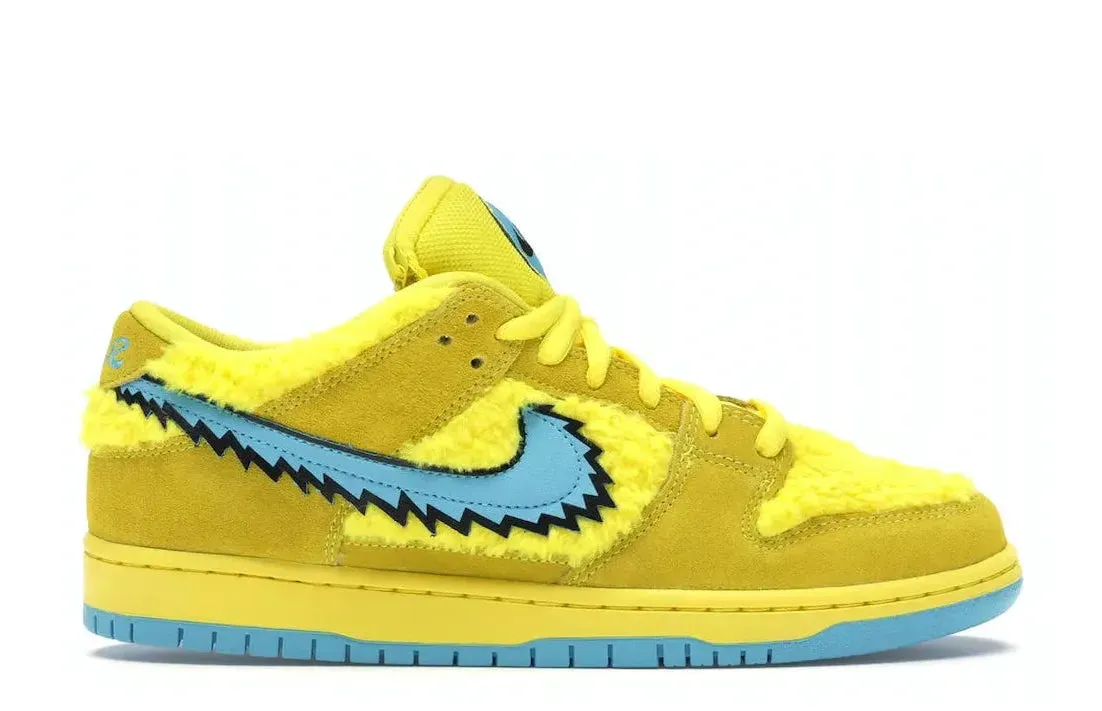 Nike SB Dunk Low Grateful Dead Bears Opti Yellow Stable Move Meal Go