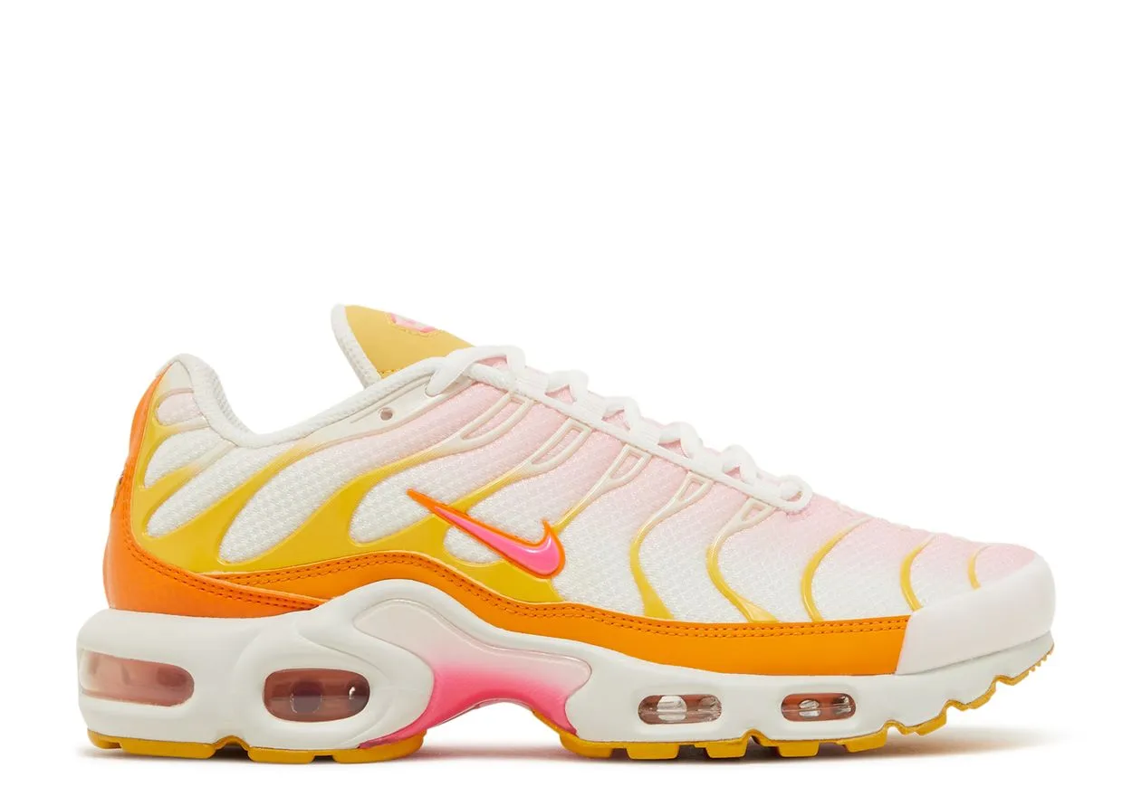 hypoallergenic Nike Air Max Plus White Orange Pink
