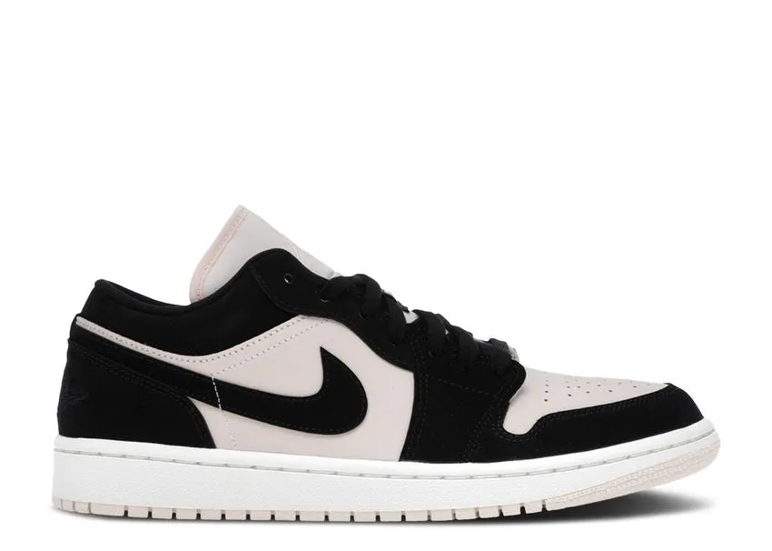 Square Toe Fast Motion Air Jordan 1 Low Black Guava Ice