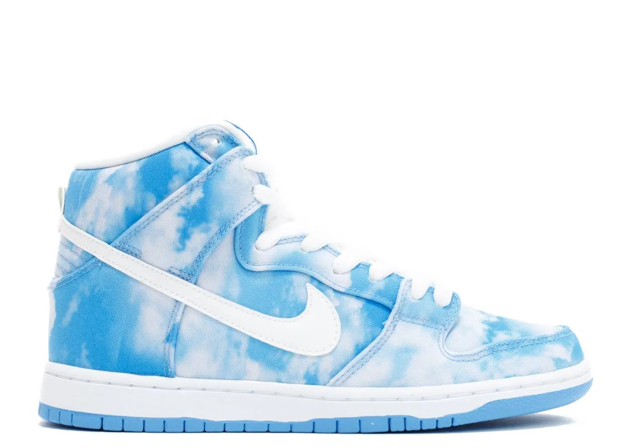SoftMaterial Street Fashioned Nike SB Dunk High Clouds