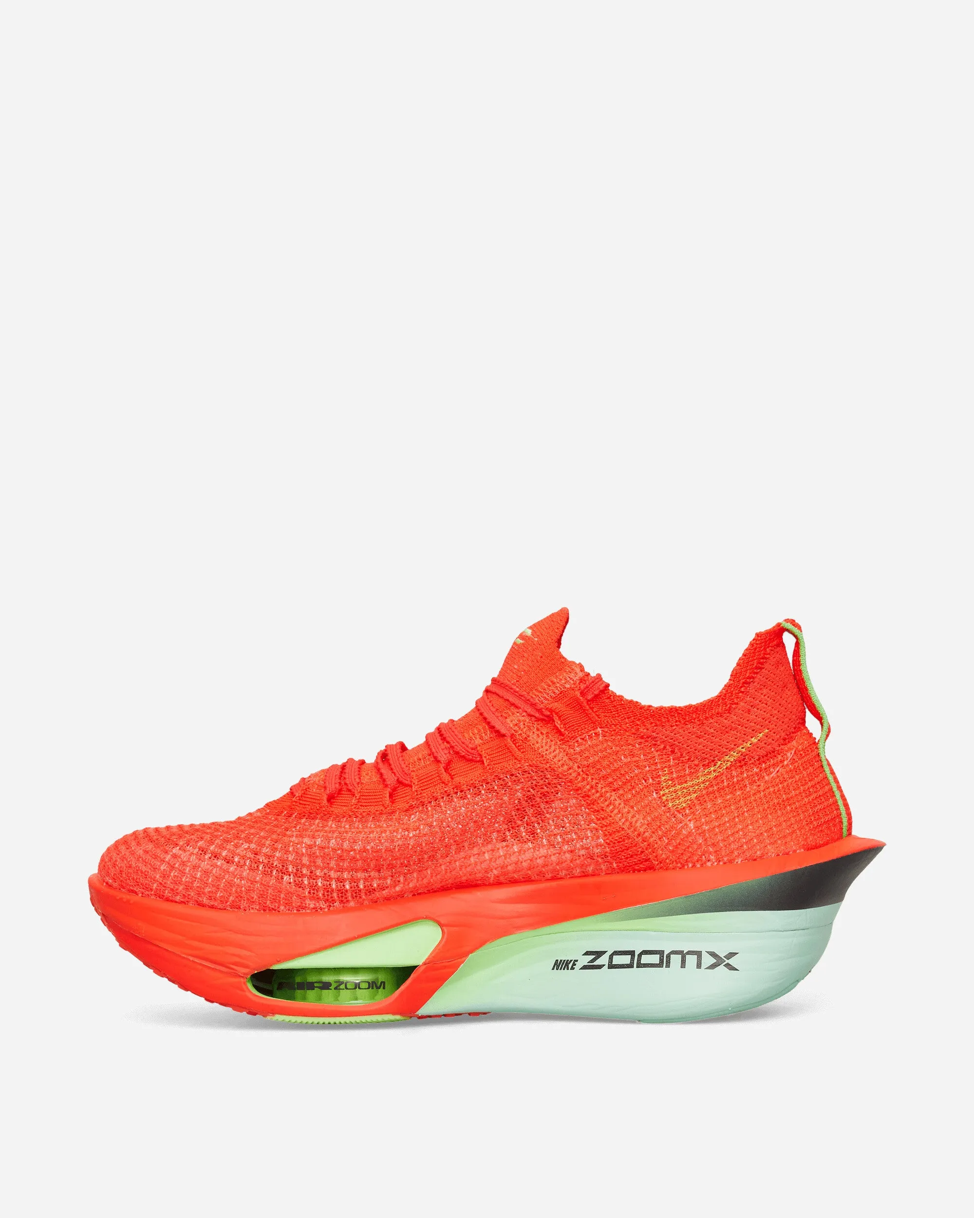 Firm Ground Air Zoom Alphafly 3 Sneakers Bright Crimson / Lime Blast