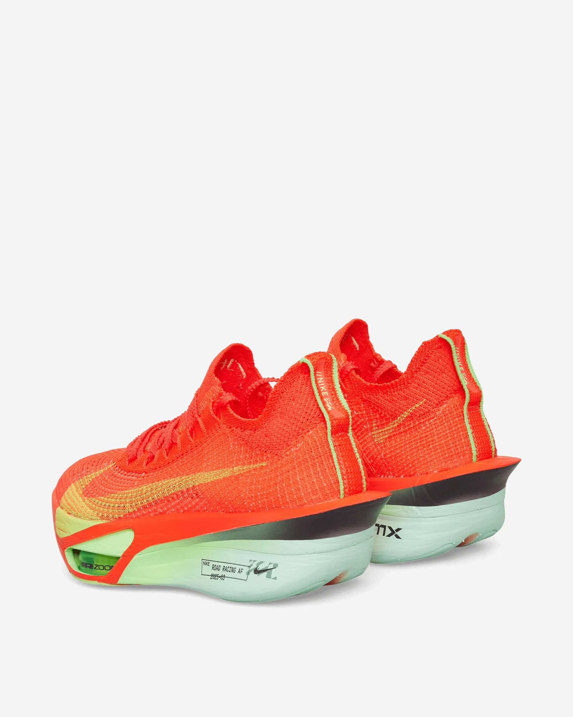 Air Zoom Alphafly 3 Sneakers Bright Crimson / Lime Blast Love Glow Travel Light