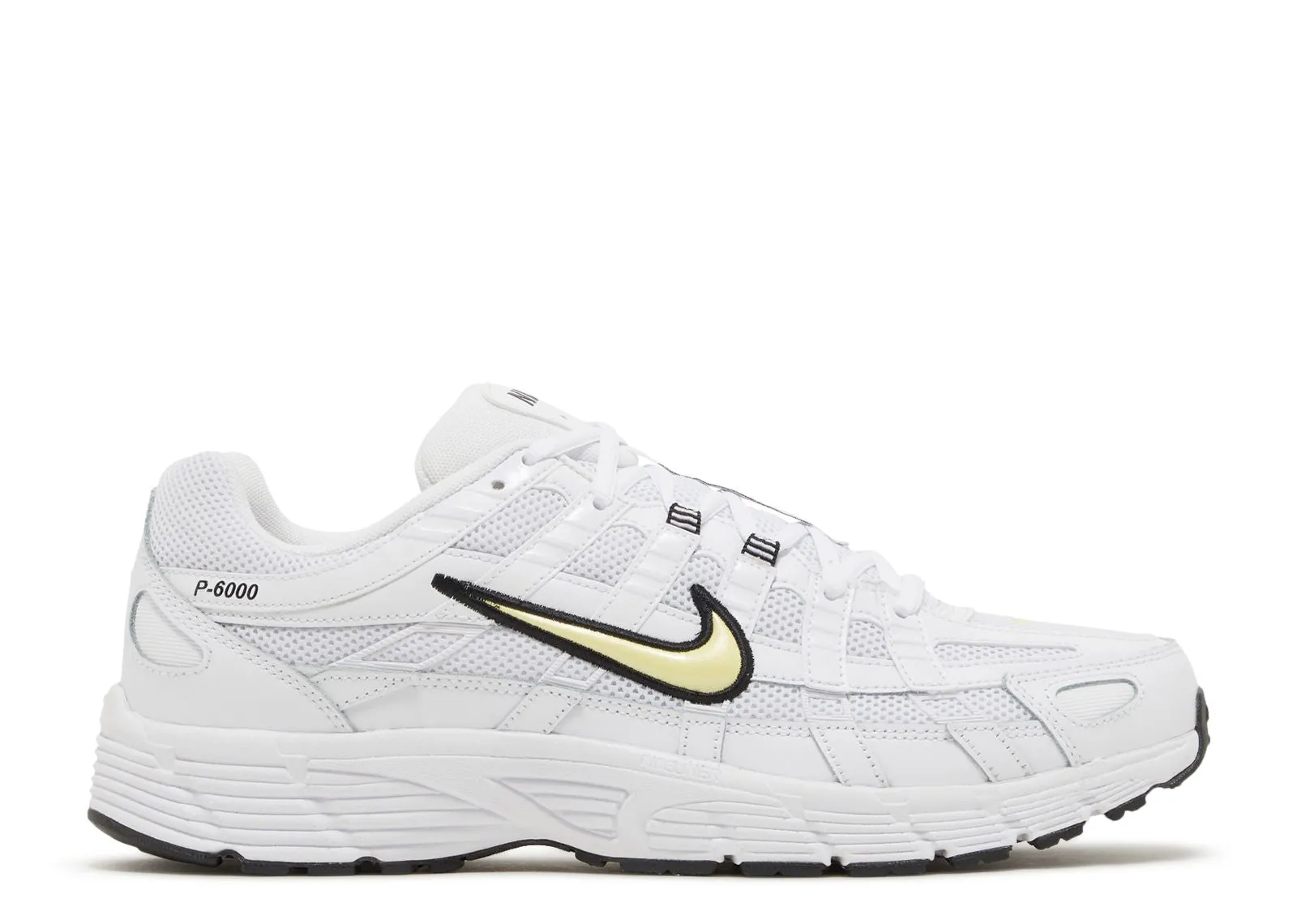 Nike P-6000 White Lemon Chiffon Secure fit running in a levee area shoes