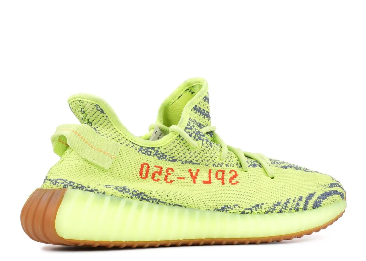Pace Maker Route Trek Adidas Yeezy Boost 350 V2 Semi Frozen Yellow
