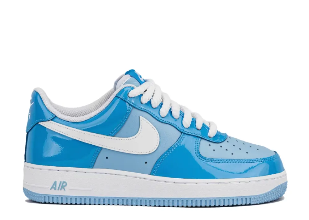 Comfort Grip Performance Fit Nike Air Force 1 Low '07 LV8 Phychic Blue White Patent