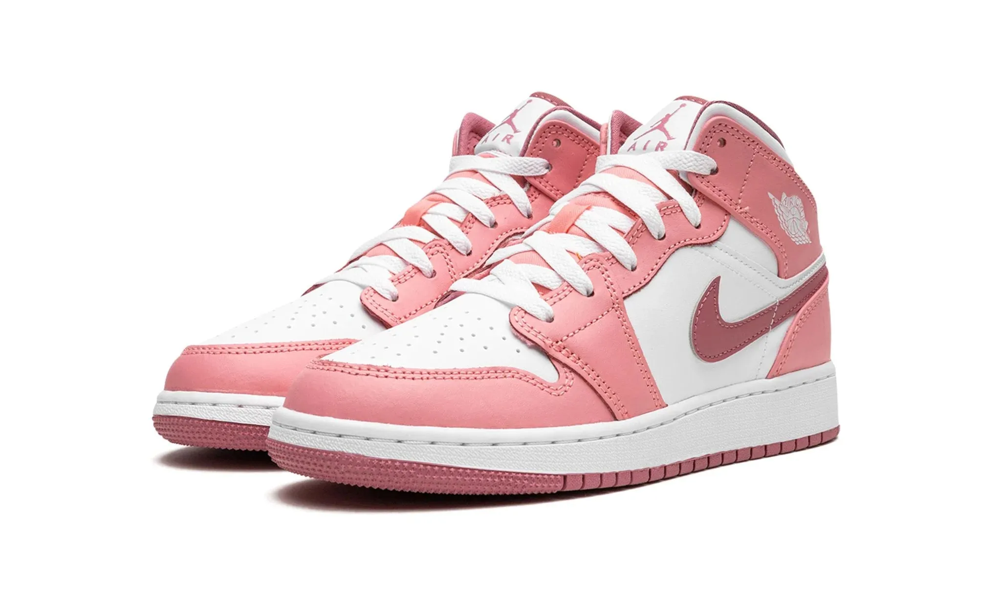 Slip Free Tropical Feel Air Jordan 1 Mid Desert Berry (GS)