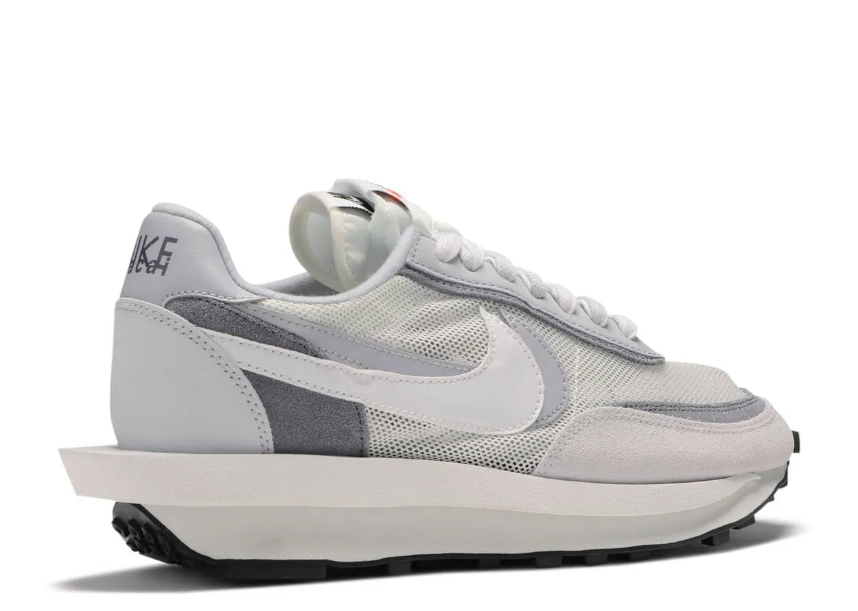 Nike LD Waffle Sacai White Grey Stretchable Adjustable Straps