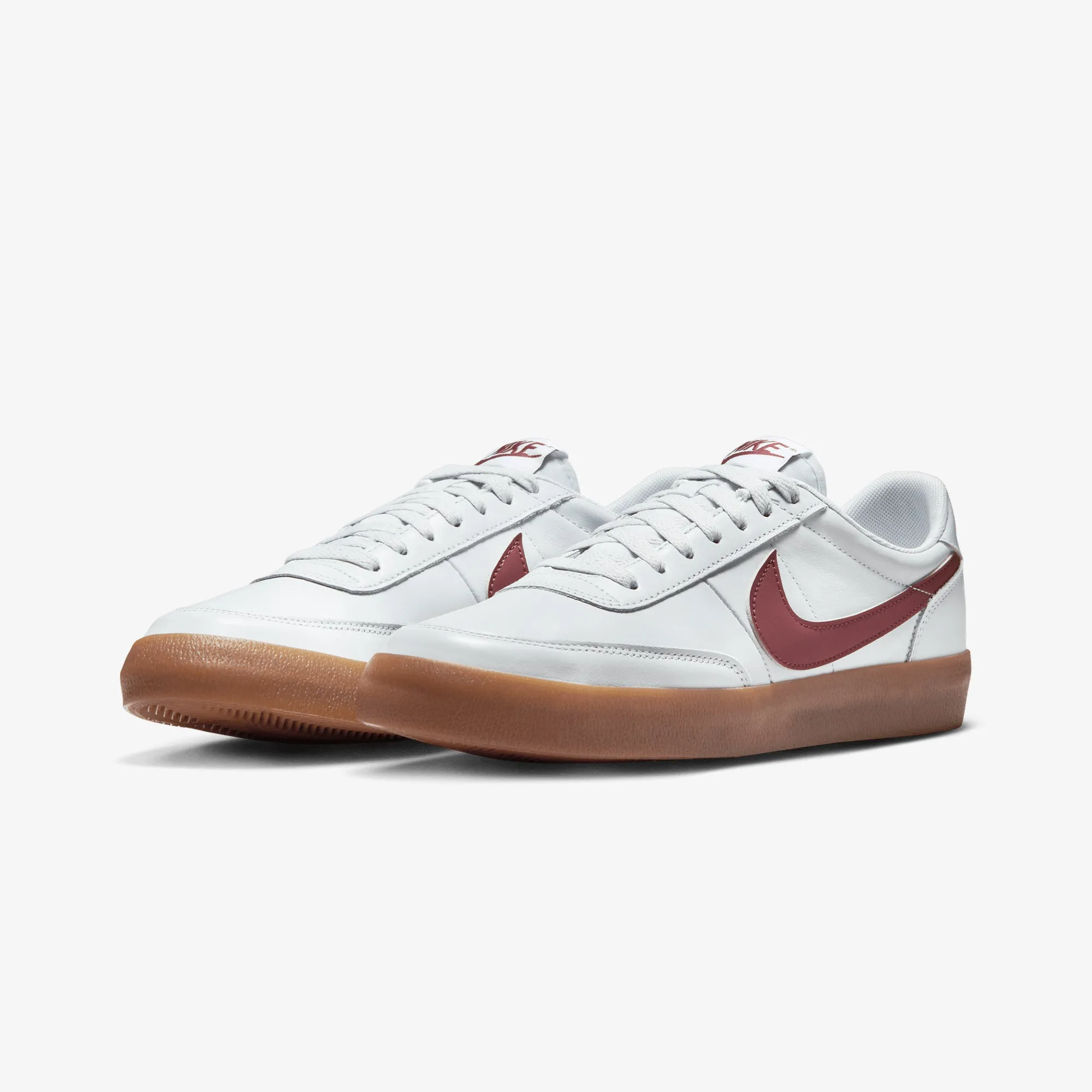 Impact Resistance Nike | KILLSHOT 2 LEATHER { PURE PLATINUM/DARK TEAM RED
