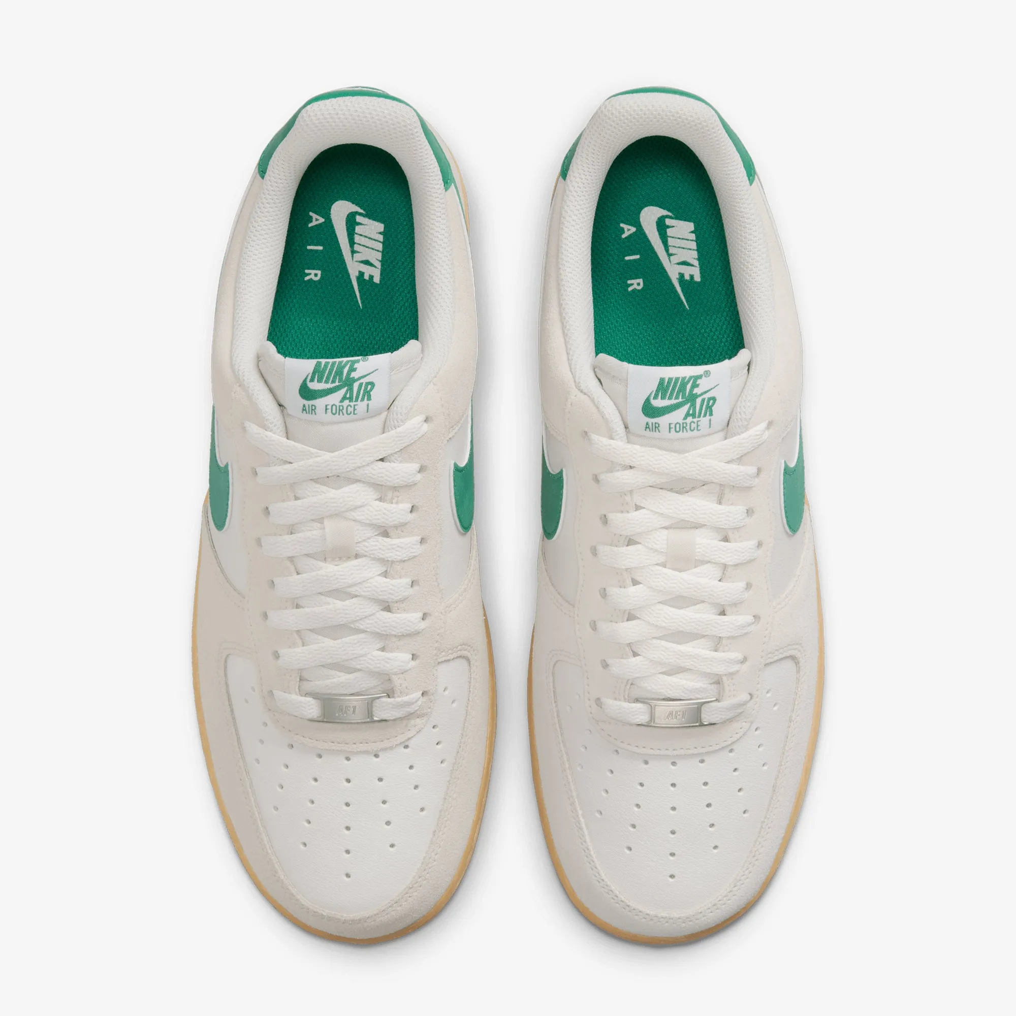 NIKE | AIR FORCE 1 '07 LV8 { PHANTOM/MALACHITE-GUM YELLOW Field Power Calm Step