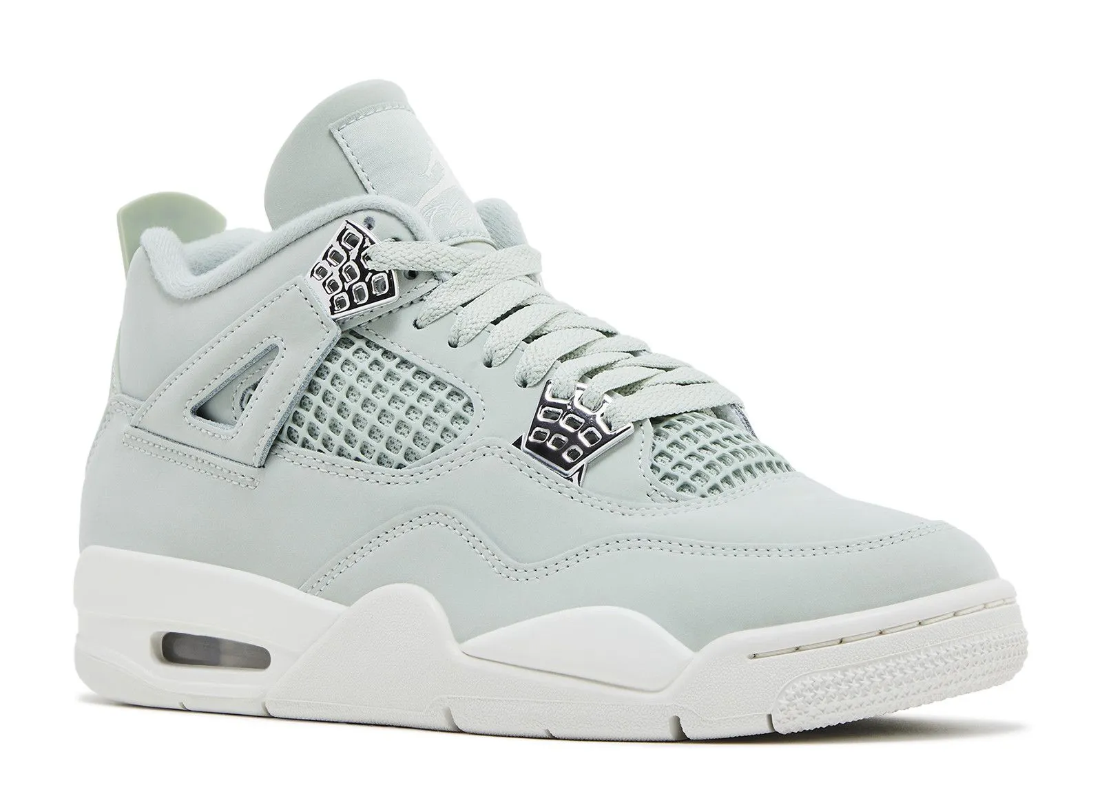 Air Jordan 4 Retro Seafoam Sail Stylish Look Sports fan