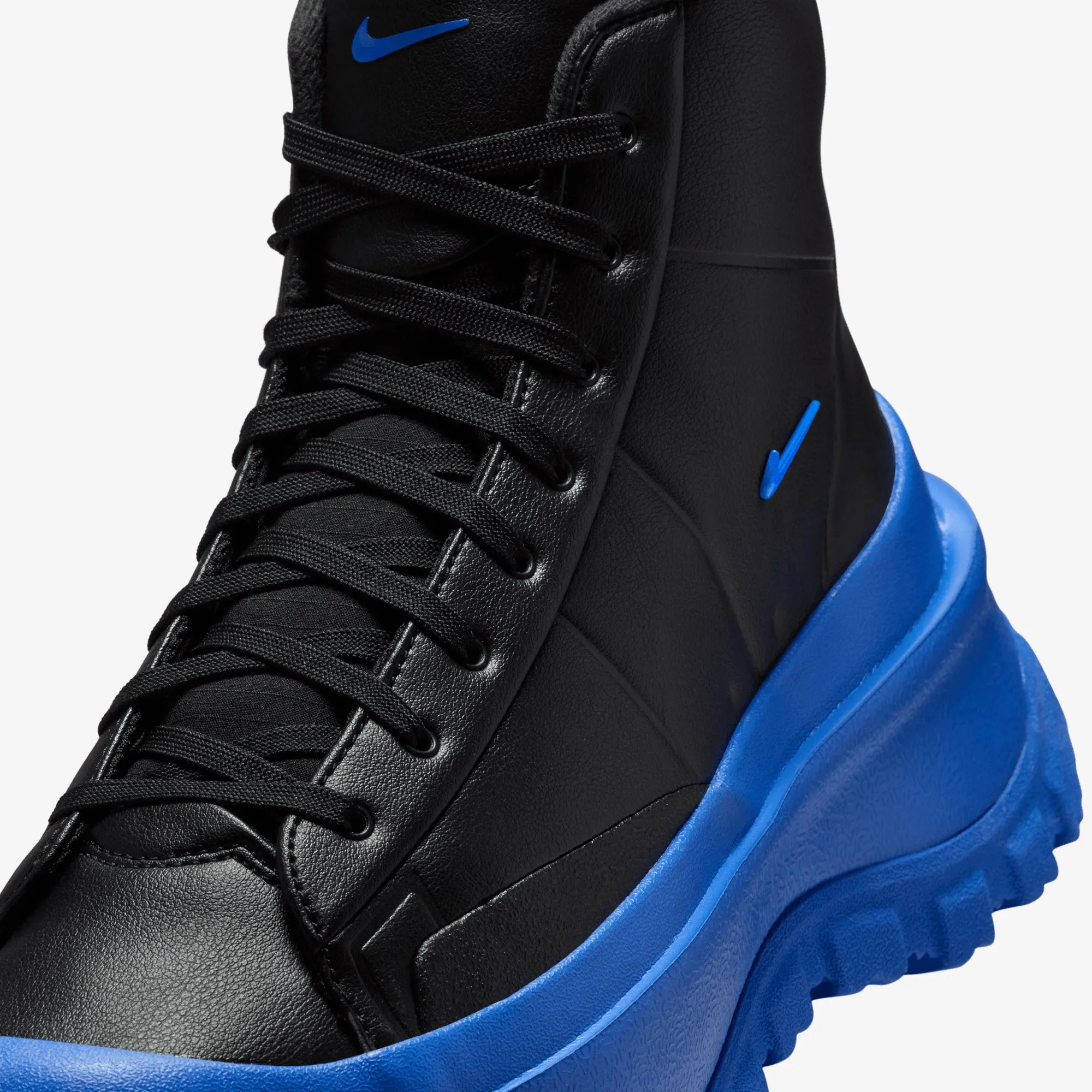 NIKE | BLAZER ROAM MID { BLACK/RACER BLUE Work