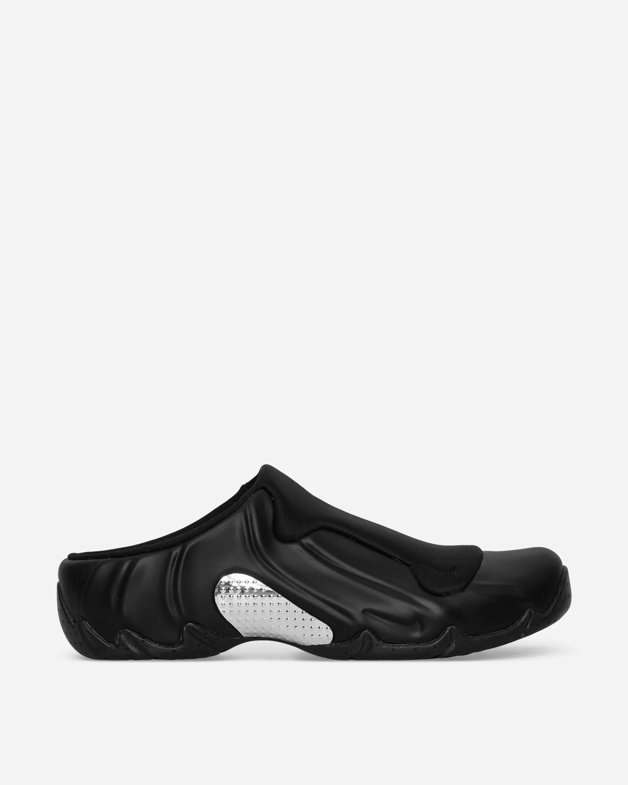 Clogposite Mules Black / Metallic Silver Sturdy Build Comfort Strap
