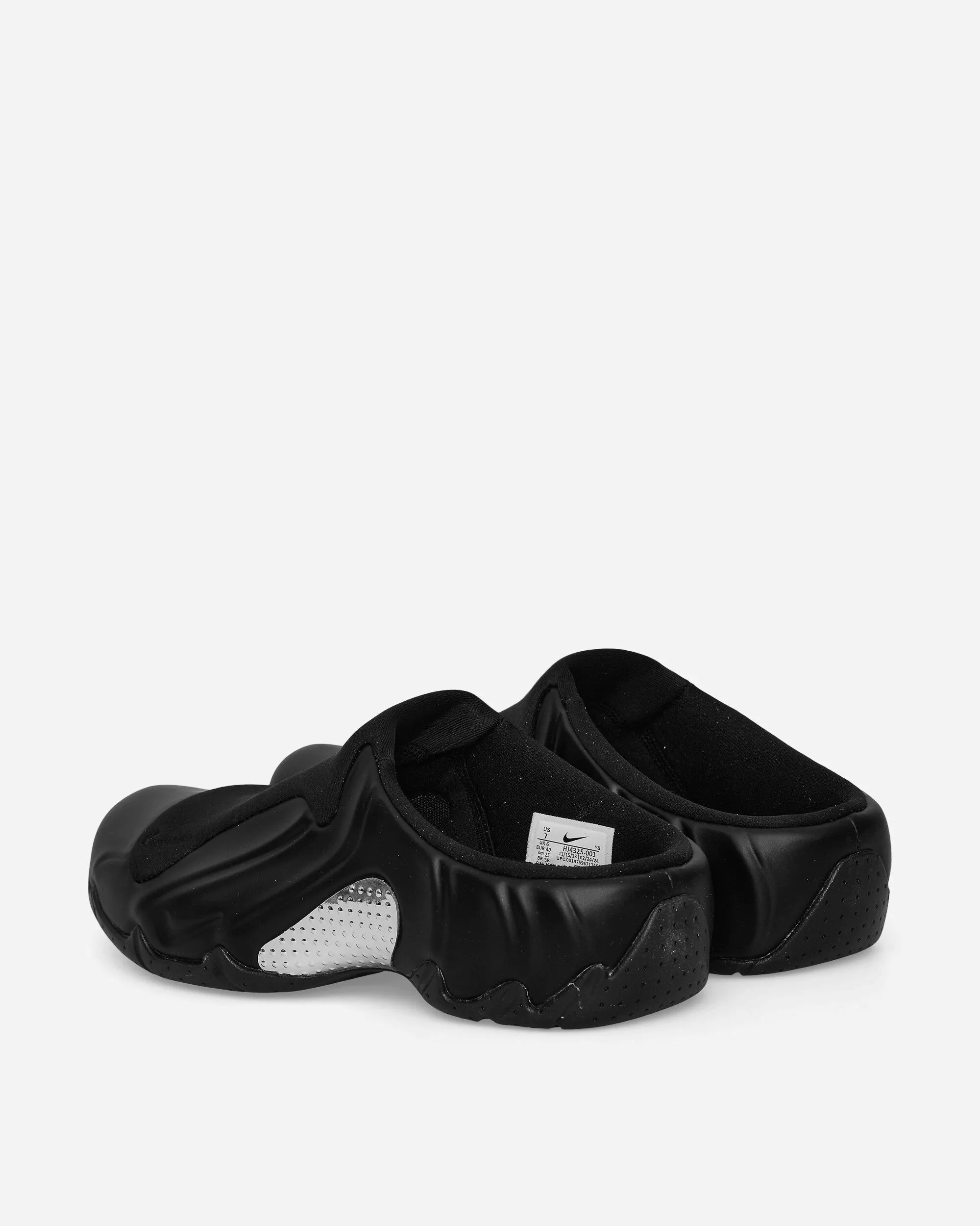 Clogposite Mules Black / Metallic Silver Bold Neon Street Edge