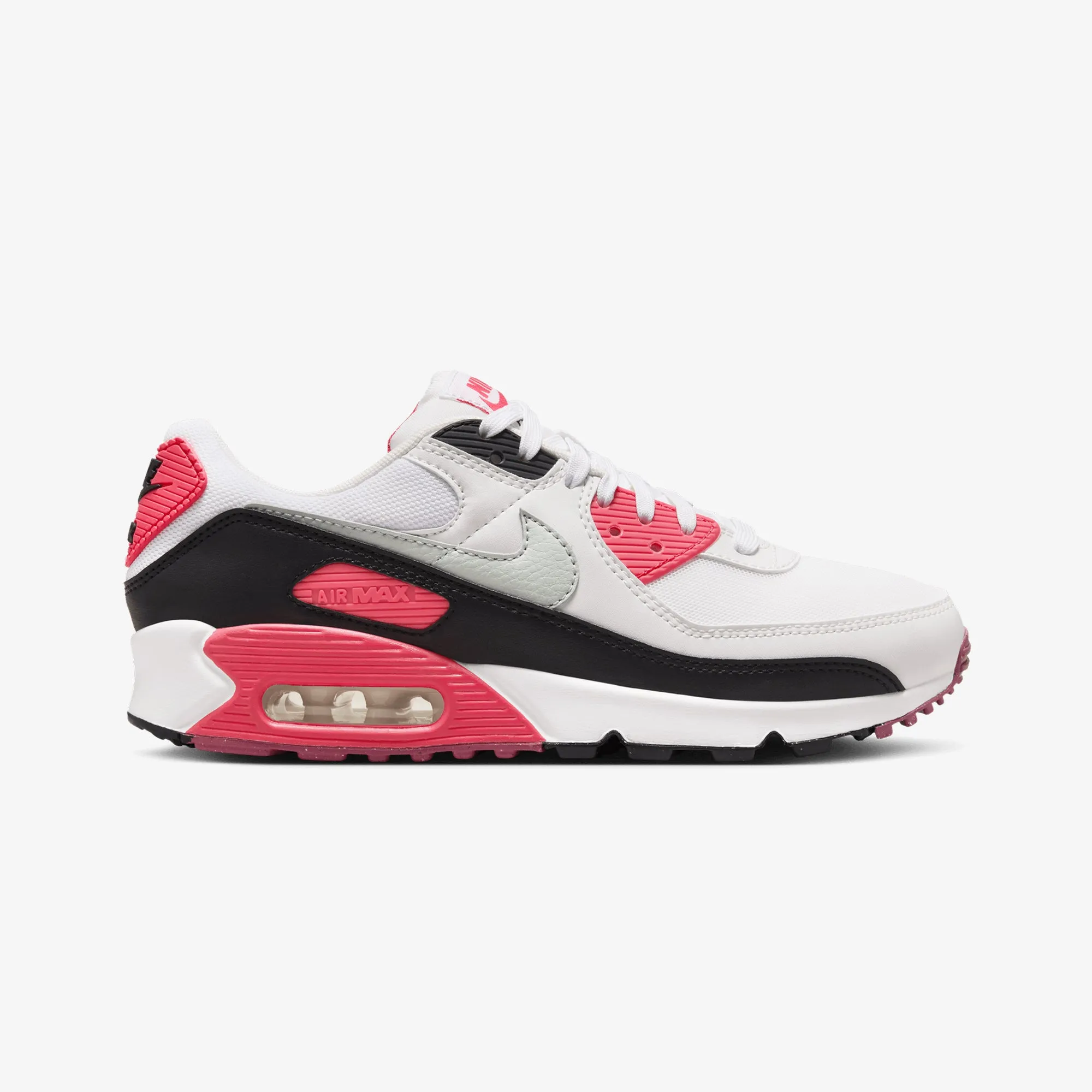 NIKE | AIR MAX 90 { WHITE/LIGHT SILVER-ASTER PINK-BLACK Fast Track
