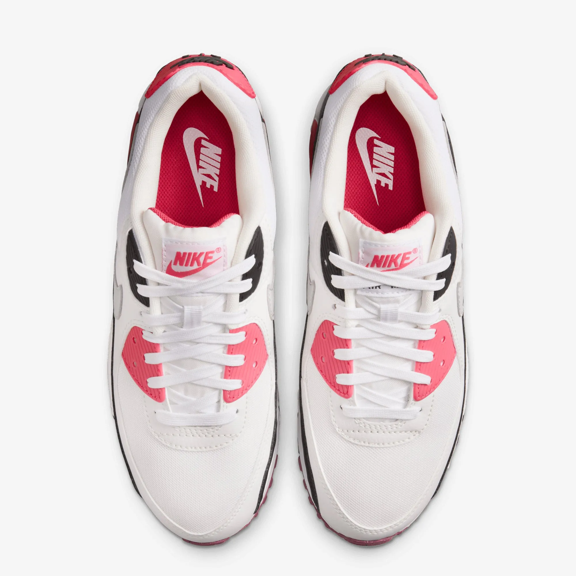 Air Boost NIKE | AIR MAX 90 { WHITE/LIGHT SILVER-ASTER PINK-BLACK