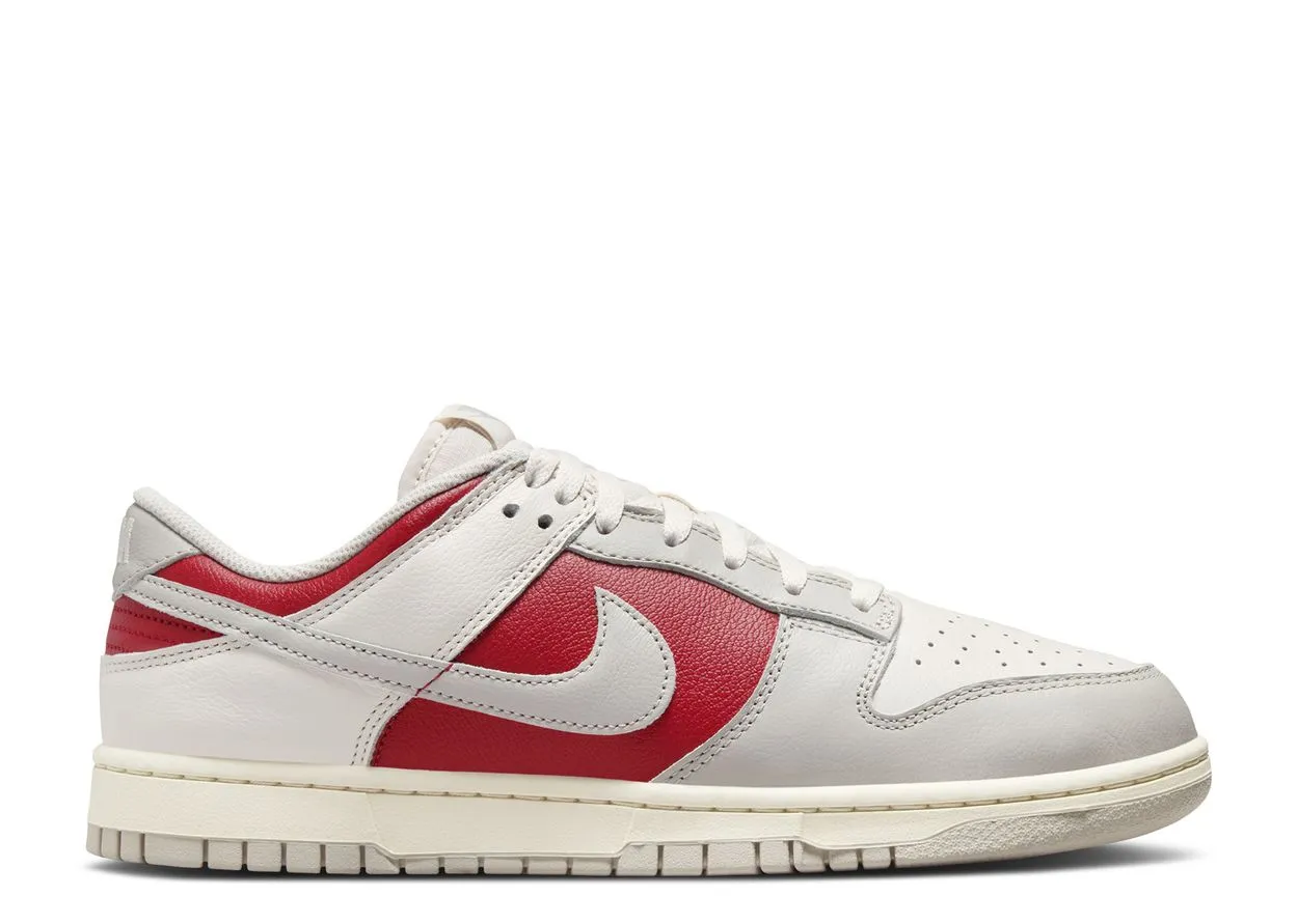 Nike Dunk Low Light Iron Ore Gym Red Smooth Entry