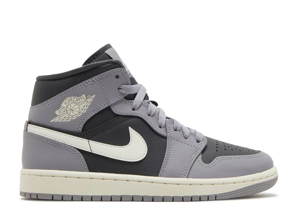 Mood Match Air Jordan 1 Mid Cement Grey