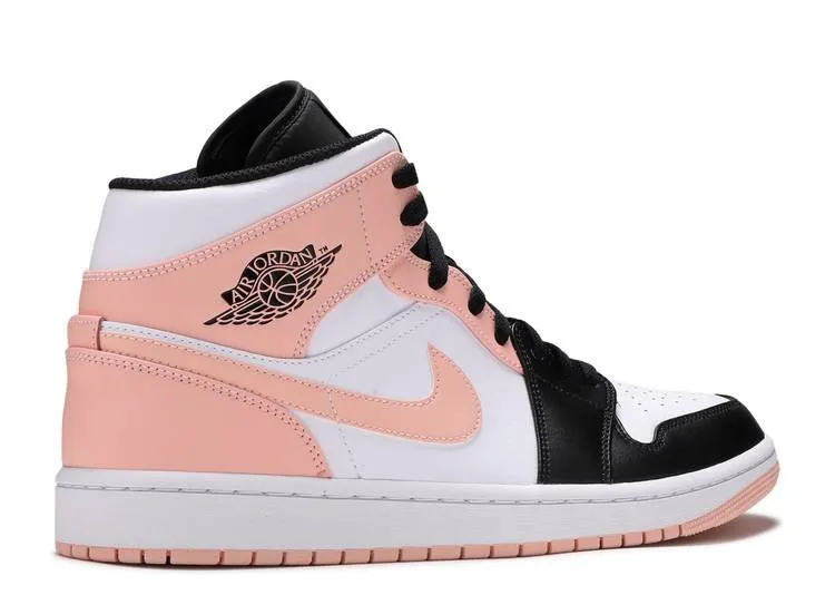 Air Jordan 1 Mid Crimson Tint Forest Step Kick Hike