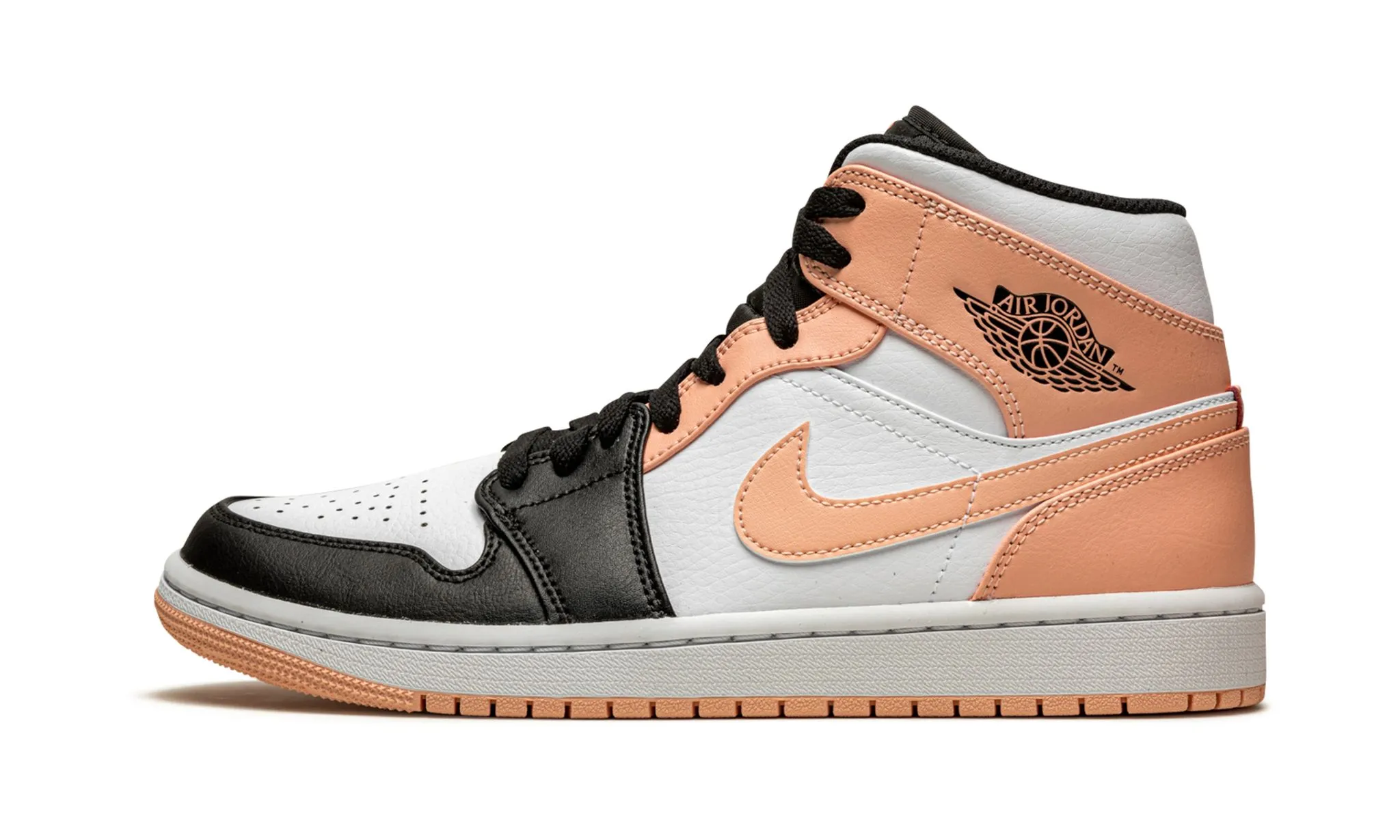 Air Jordan 1 Mid Crimson Tint Active Style Shade Step