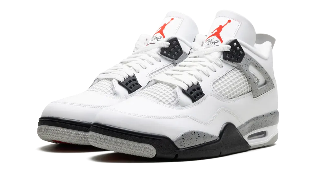 AdjustableStrap Step Light Jordan 4 Retro "White Cement" (2025)