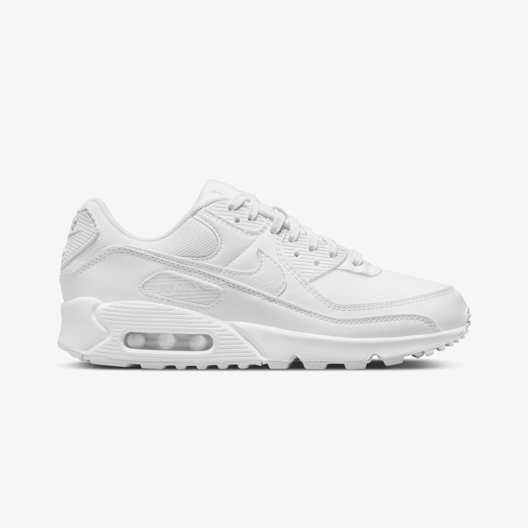 Nike | AIR MAX 90 { WHITE/WHITE-WHITE Durable Construction Trendy
