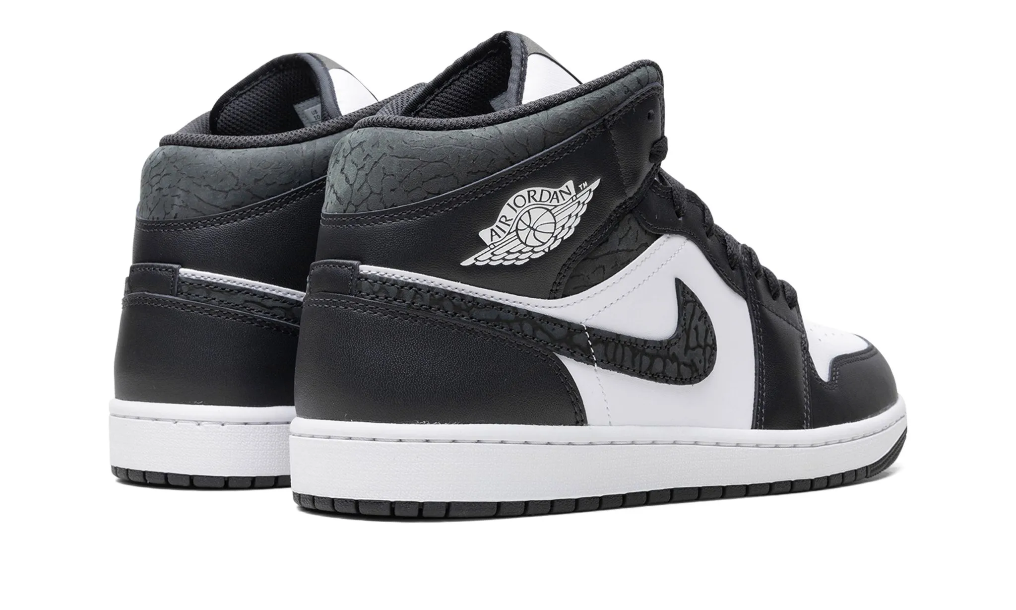 Midsole Support Urban Runner Air Jordan 1 Mid Panda Off Noir