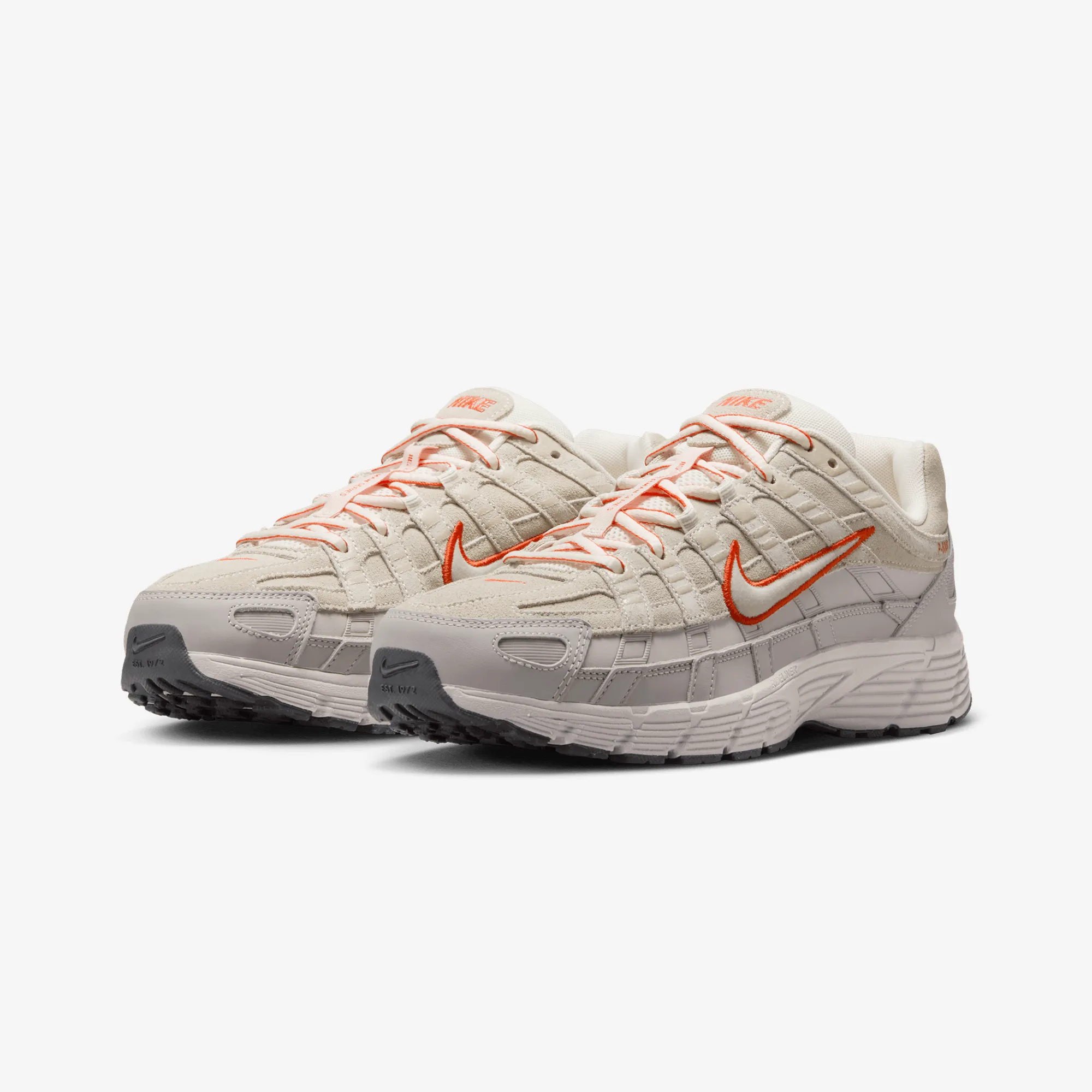 Short Trip Soft Material NIKE | P-6000 PRM { PHANTOM/PICANTE RED-COLLEGE GREY-BLACK