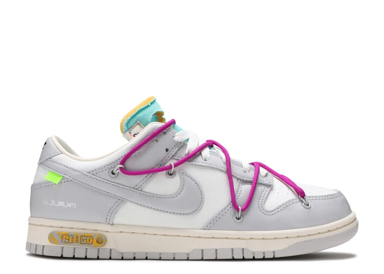 Fashion Fit Effortless Fit Nike Dunk Low Off-White Lot 21