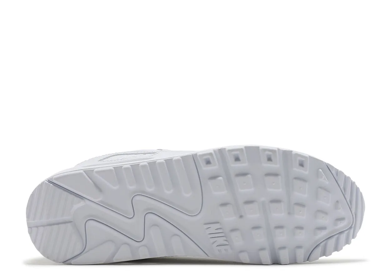 Nike Air Max 90 Leather Triple White Mobile Life loafers