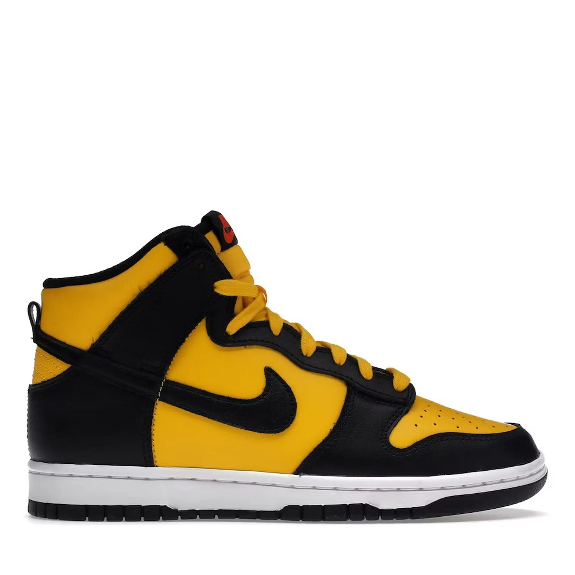 Comfort Inserts Pull Tab Nike Dunk High Reverse Goldenrod