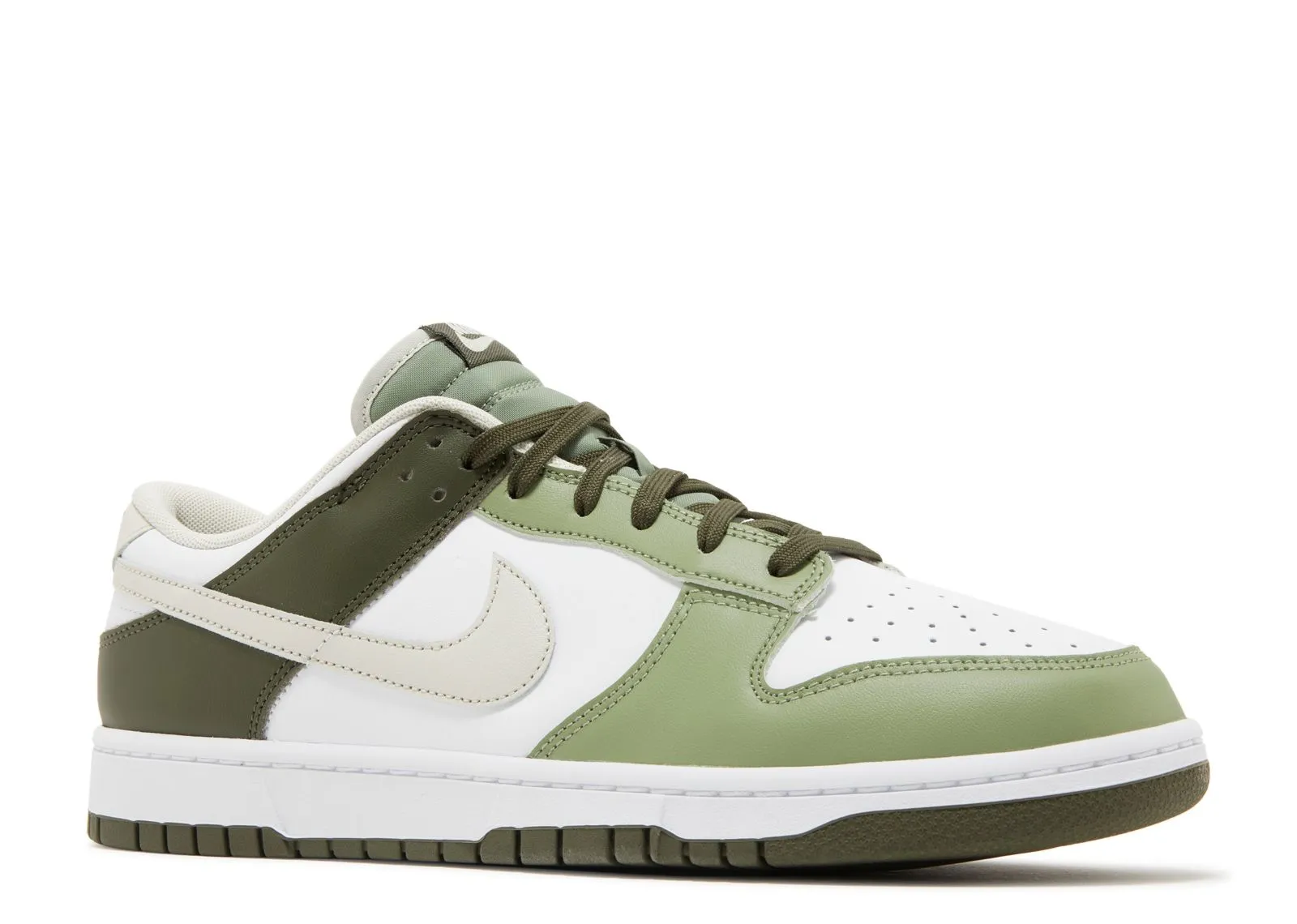 Nike Dunk Low Oil Green Cargo Khaki Practical Fit Treaded Sole