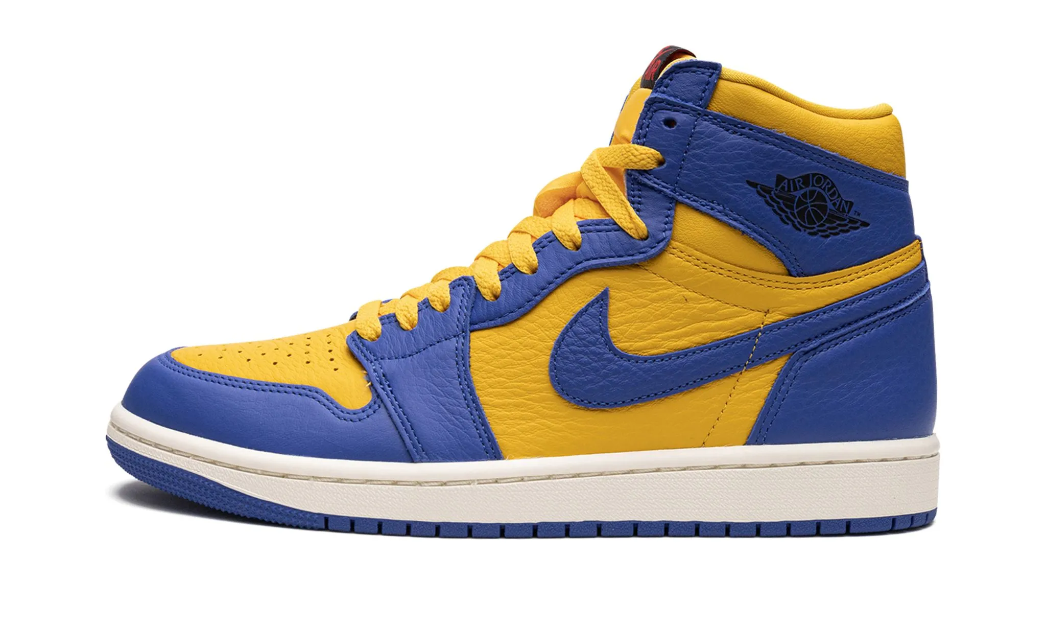 Simple Look Slim Look Wmns Air Jordan 1 High OG Wmns Reverse Laney Varsity Maize