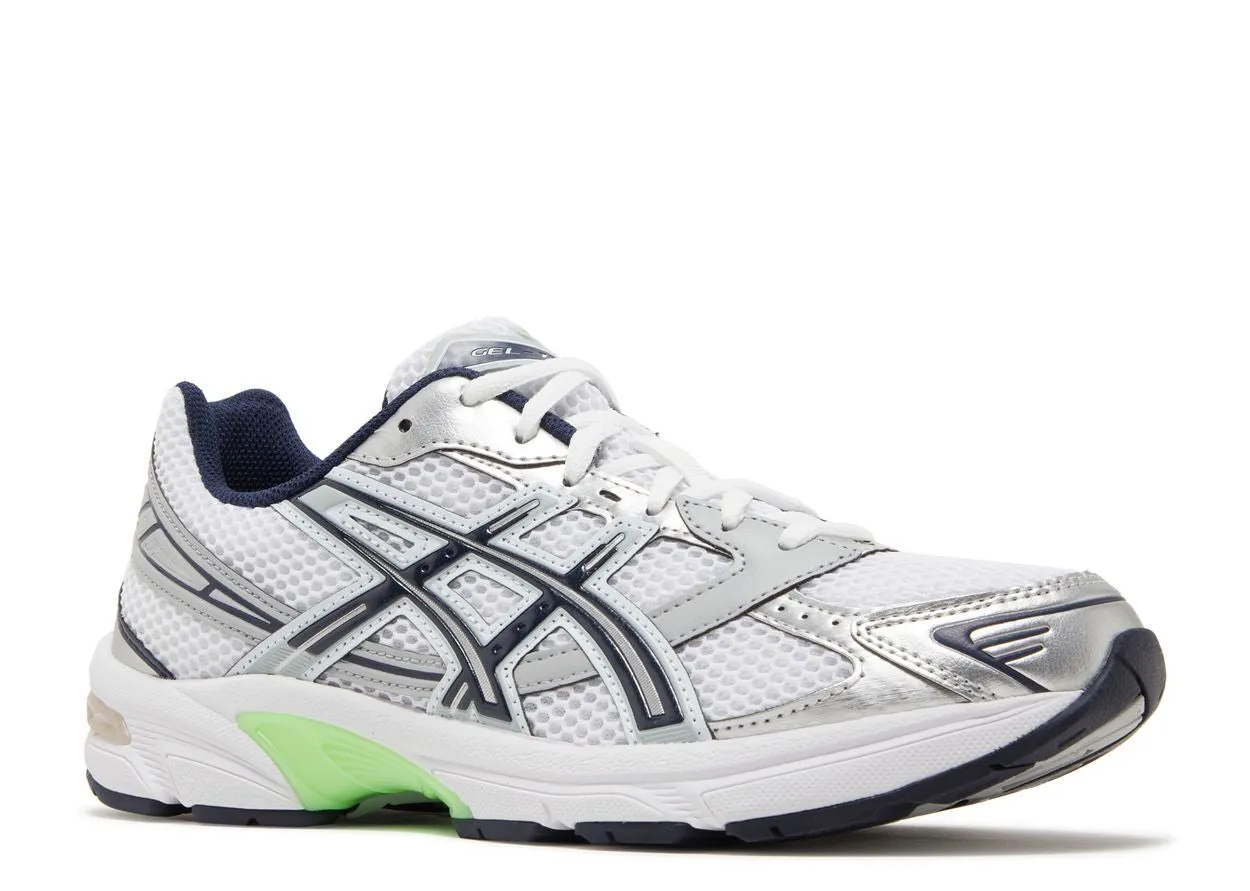 Asics Gel-1130 White Mid Grey Lime Green Sneaker Customization Foot Support
