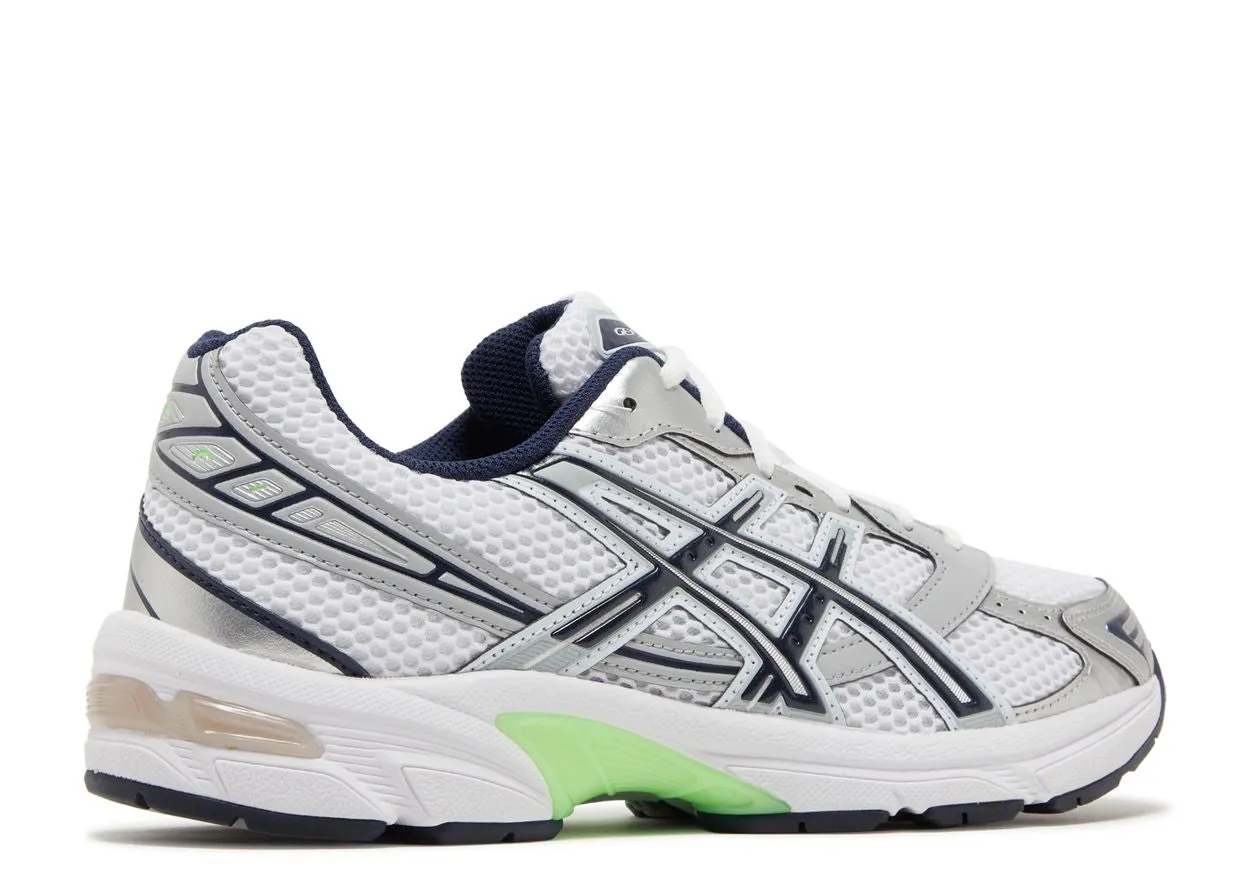 Upgraded look Neutral Footwear Asics Gel-1130 White Mid Grey Lime Green