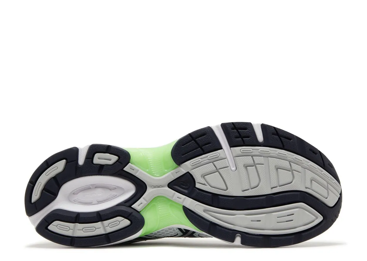 Asics Gel-1130 White Mid Grey Lime Green Heat Sealed Overlays