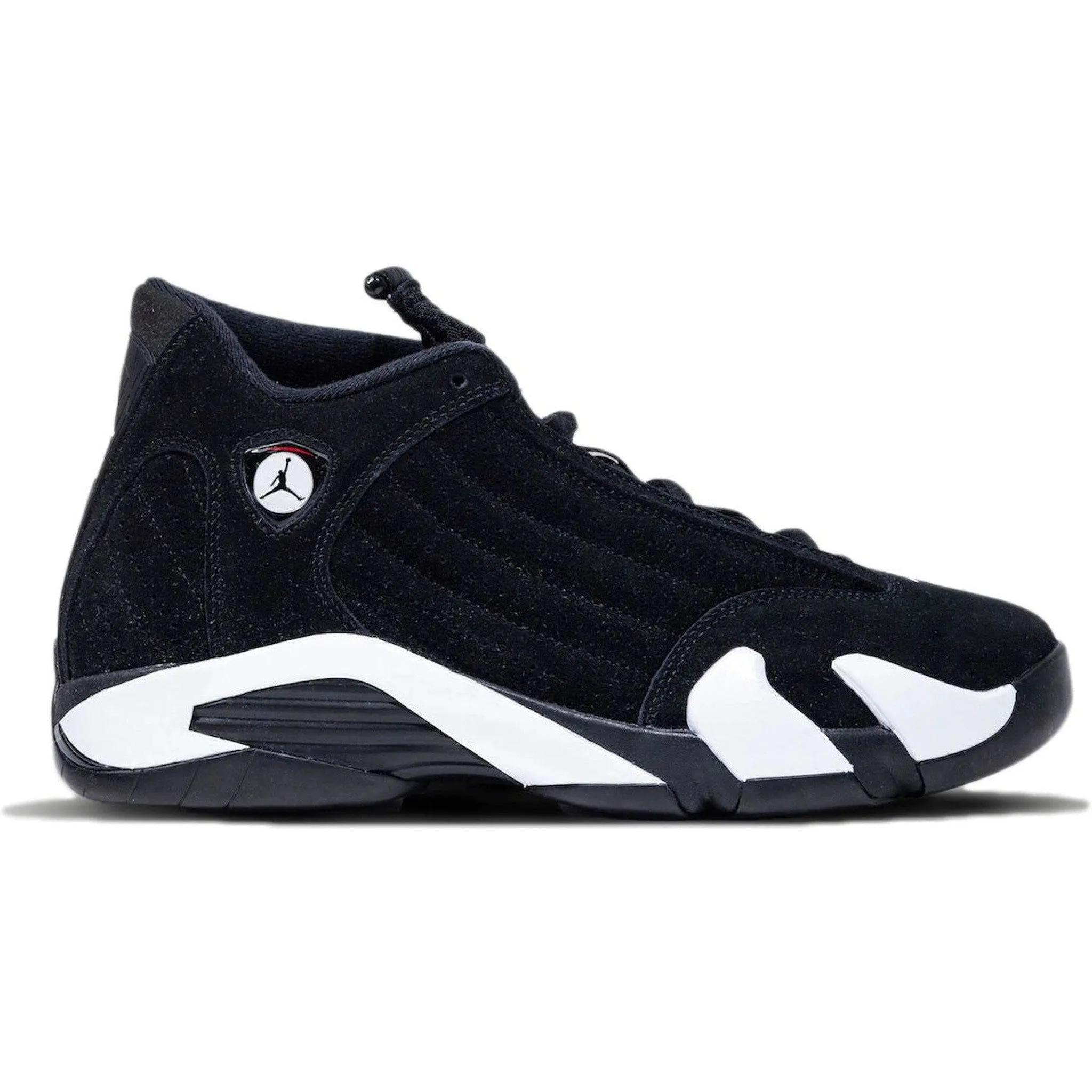 Jordan 14 Retro Black White Black Edge French Soft