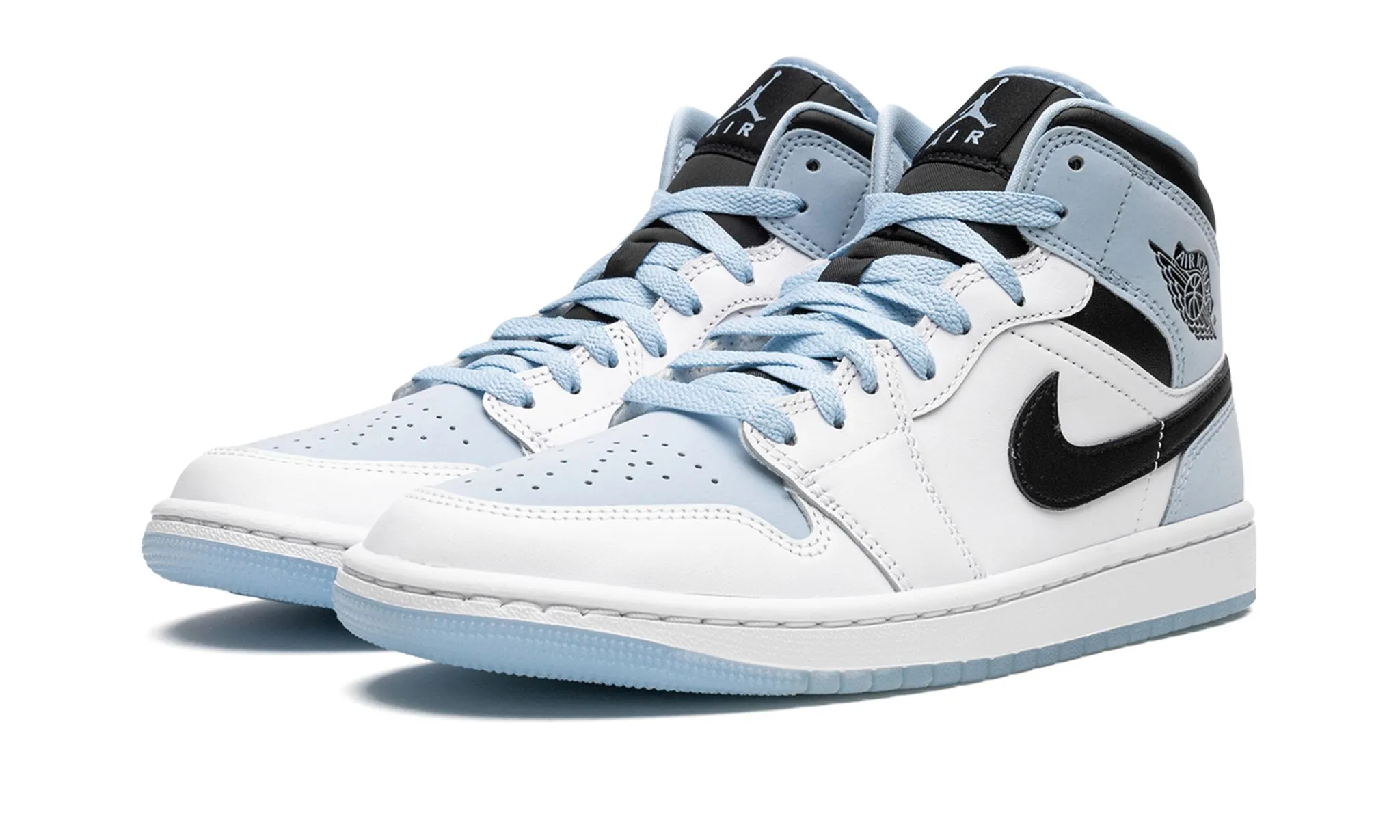 Motion Balance Active Design Air Jordan 1 Mid White Ice Blue