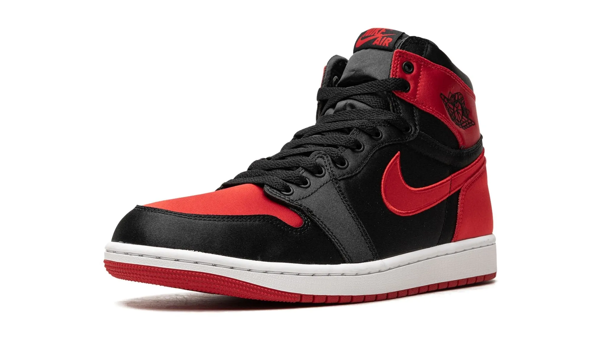 Air Jordan 1 Retro High OG Satin Bred Womens Travel Gear Trendy Style