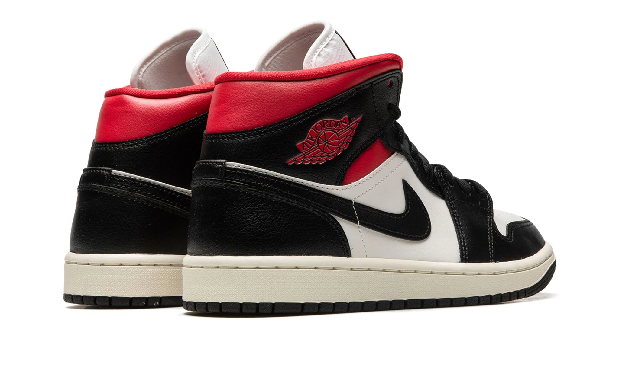 Dry Touch Air Jordan 1 Mid Black Gym Red