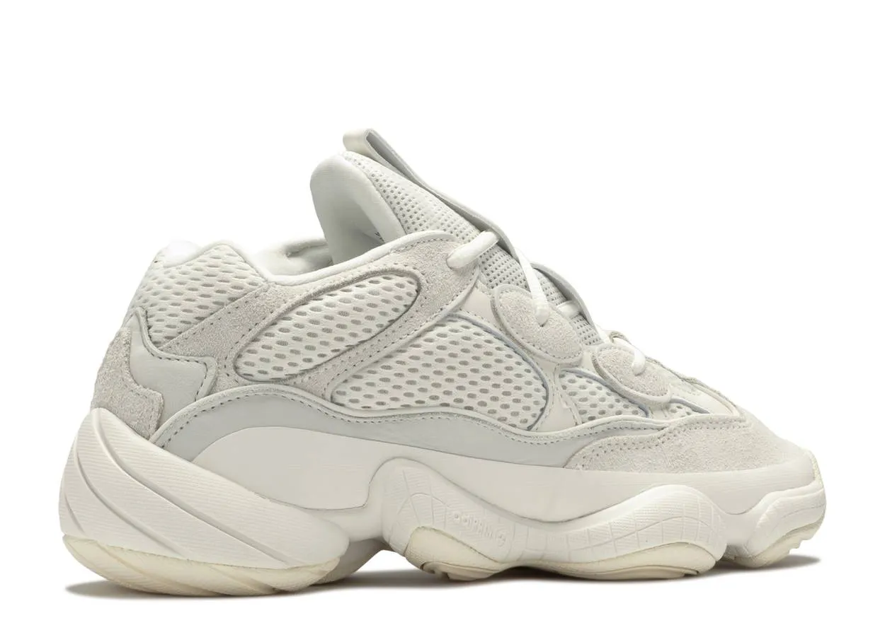 Adidas Yeezy 500 Bone White Train Trip Leisure Style
