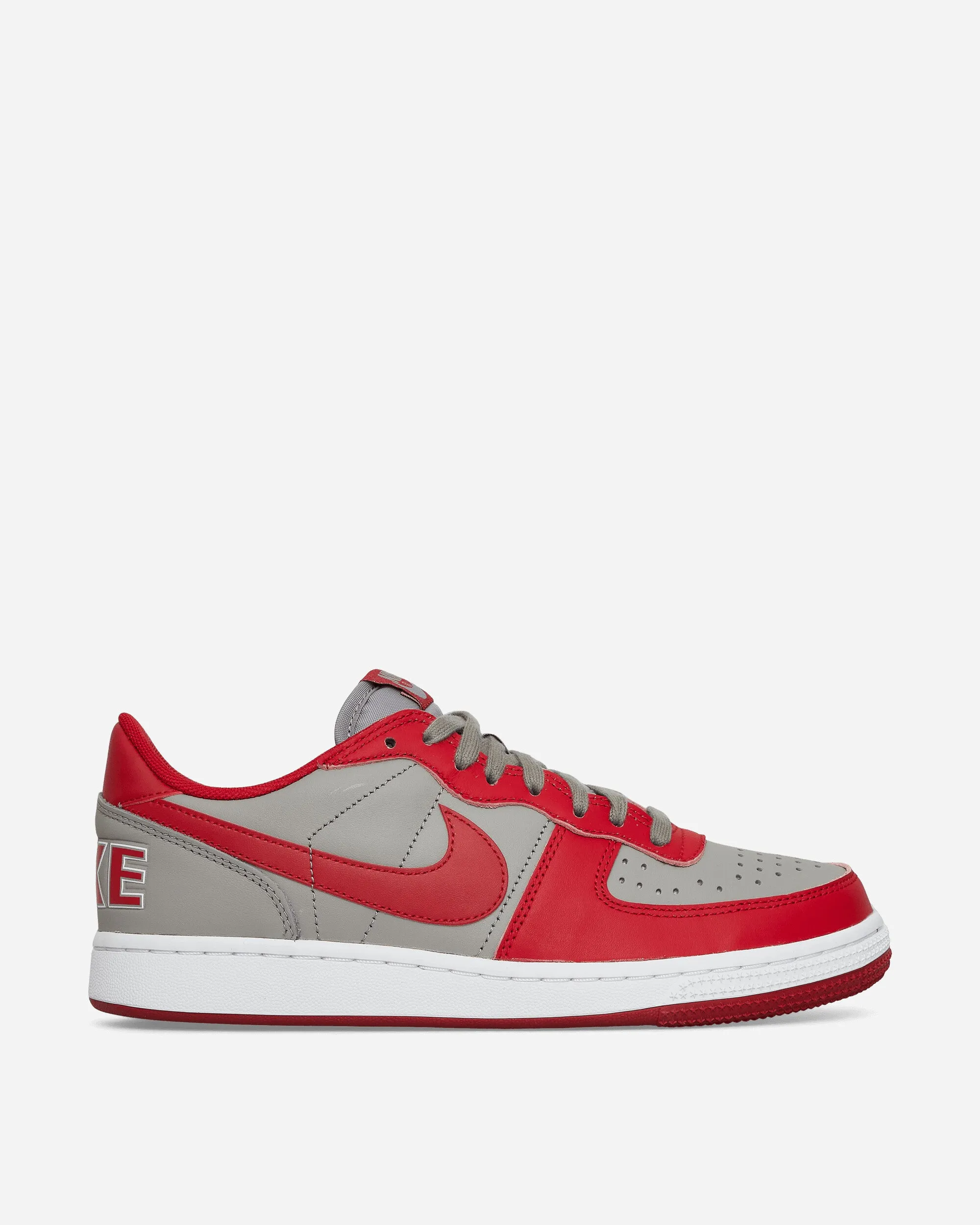 Comfort Curve Terminator Low Sneakers Medium Grey / Varsity Red