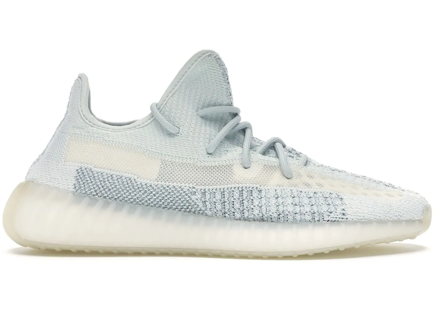 Bounce Step adidas Yeezy Boost 350 V2 Cloud White (Reflective)