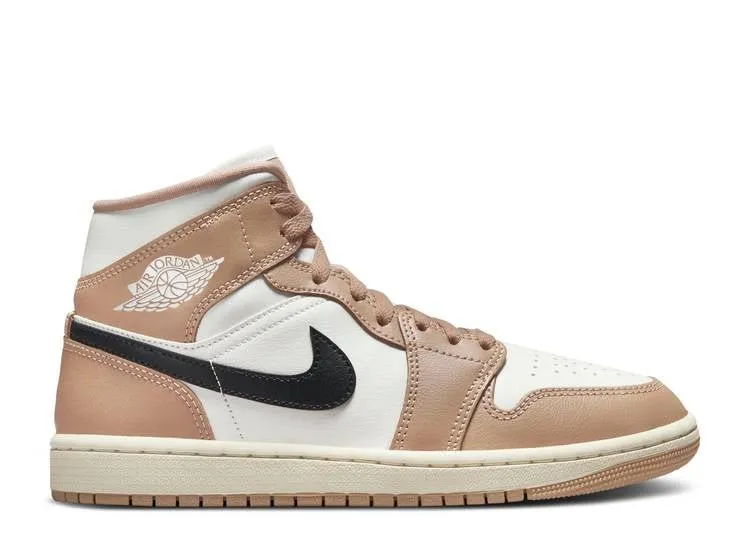 Sprint Step Air Jordan 1 Mid Tan Black