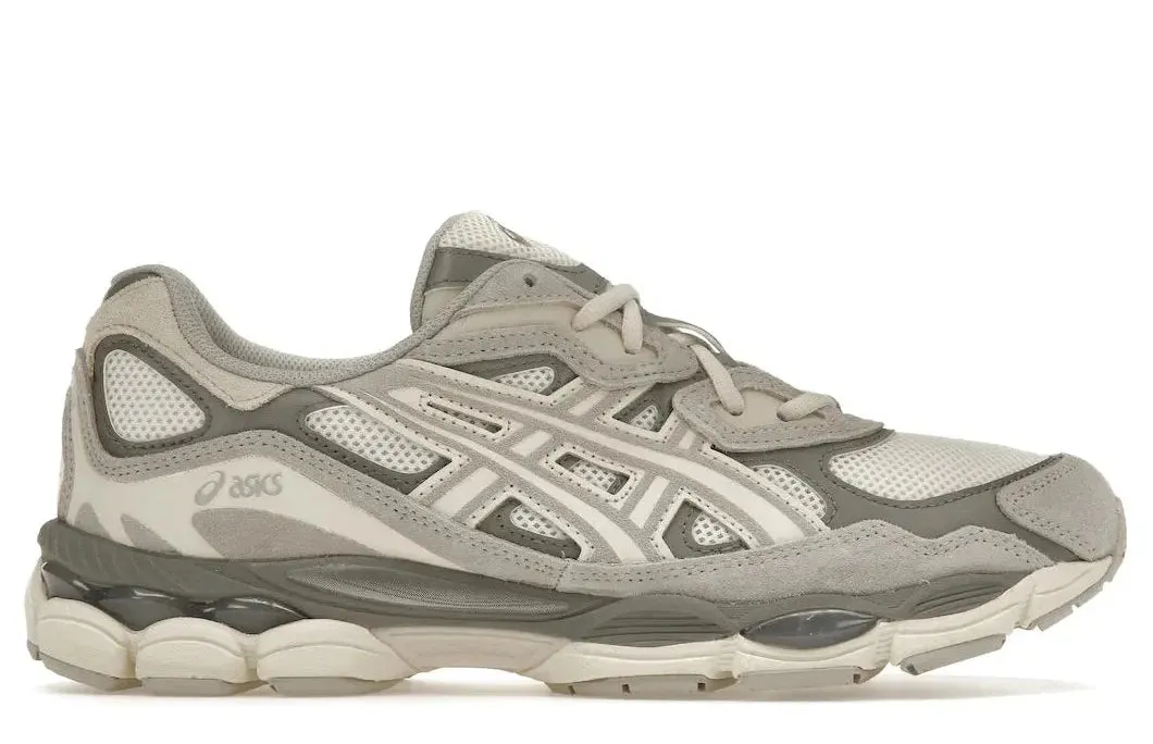 ASICS Gel-NYC Oyster Grey Rubber Traction Pattern Hydrophobic Upper Coating